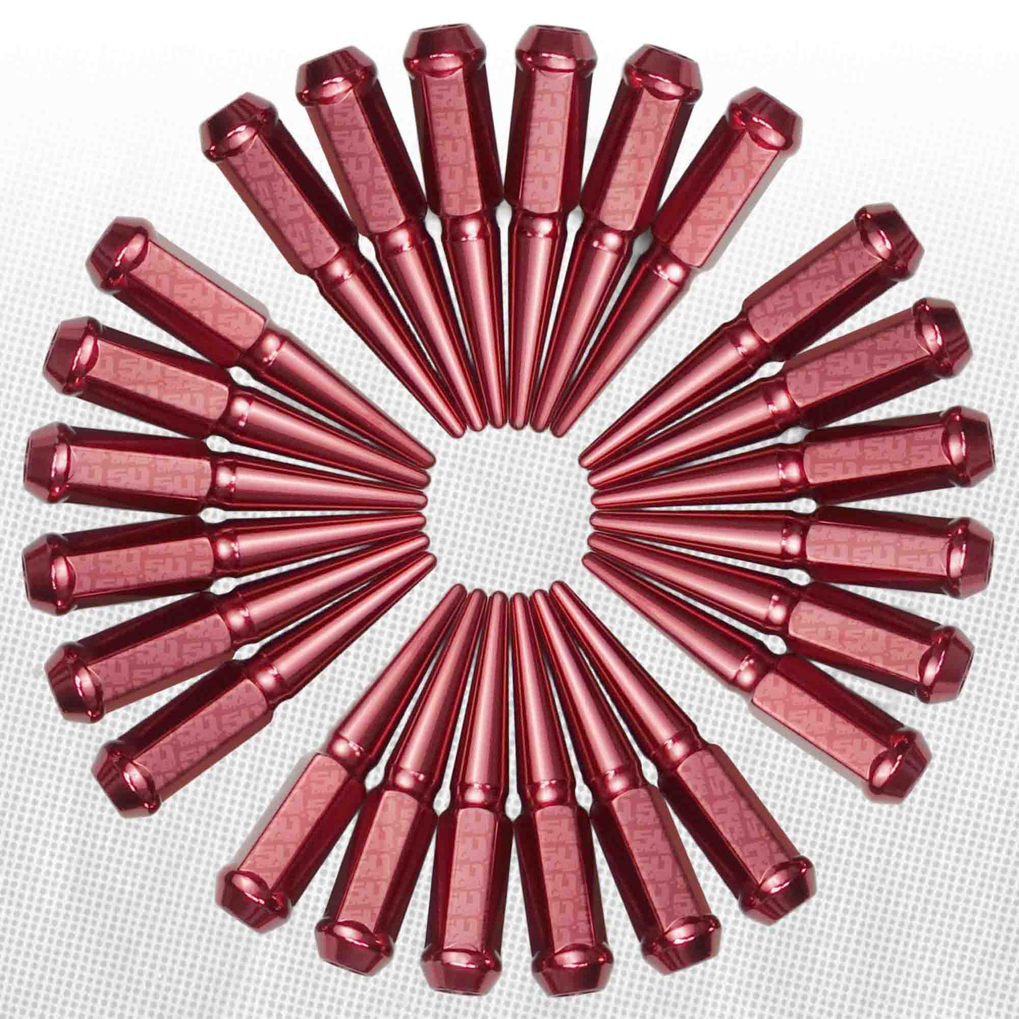 1/2 Inch Extended Spike Lug Nuts - 60 Degree Taper Seat - Image 28