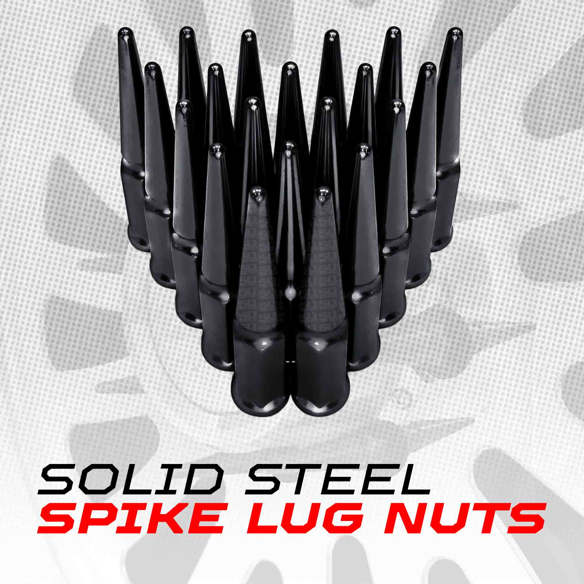 1/2 Inch Extended Spike Lug Nuts - 60 Degree Taper Seat - Image 8