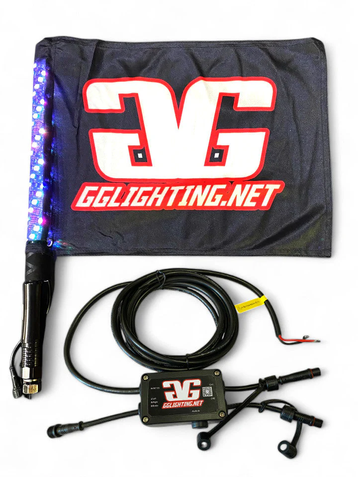 Revo 1.5' RGB Bluetooth Lighted Whip - Image 2