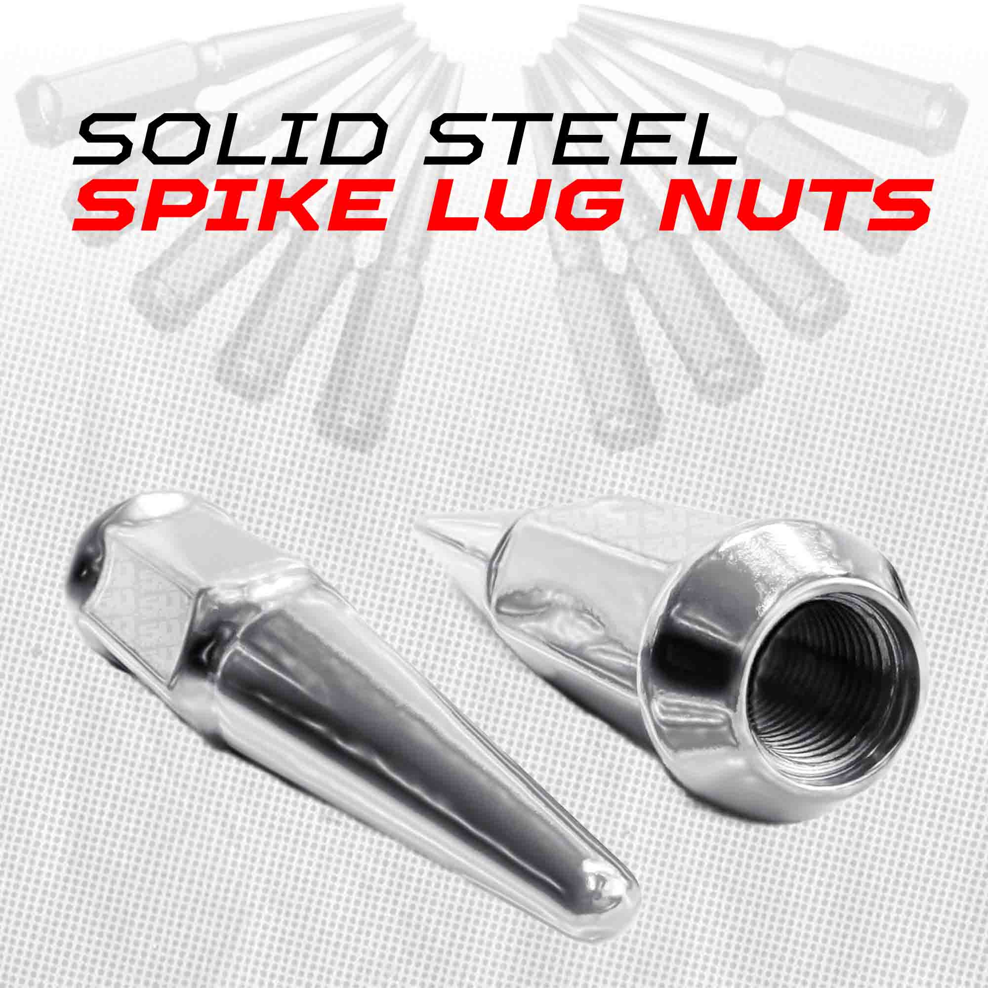 10x1.25mm Extended Spike Lug Nuts (Set of 16) - Image 12
