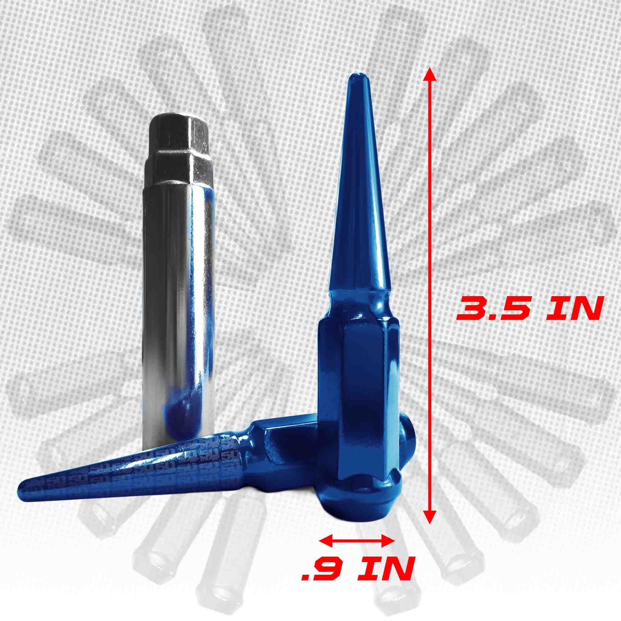 10x1.25mm Extended Spike Lug Nuts (Set of 16) - Image 34