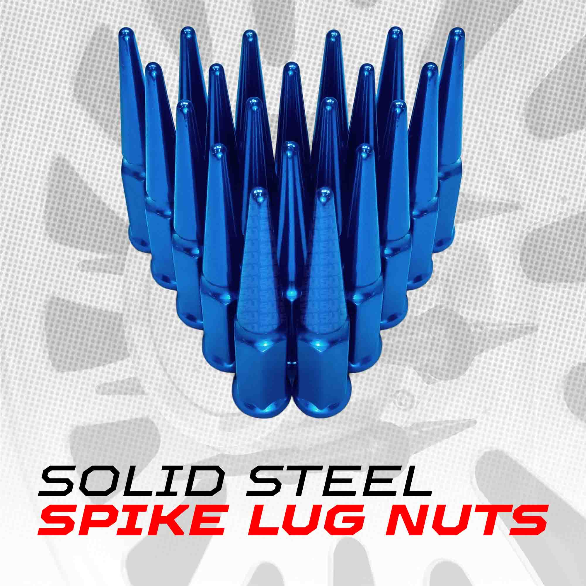 14x2.0mm Extended Spike Lug Nuts - 60 Degree Taper Seat - Image 13