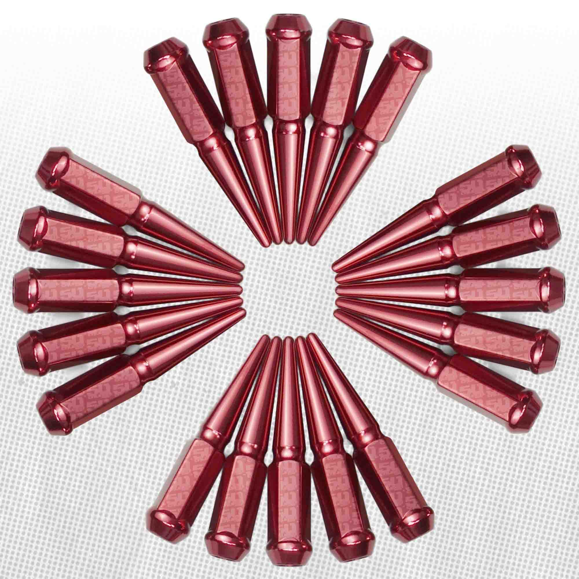 14x2.0mm Extended Spike Lug Nuts - 60 Degree Taper Seat - Image 22