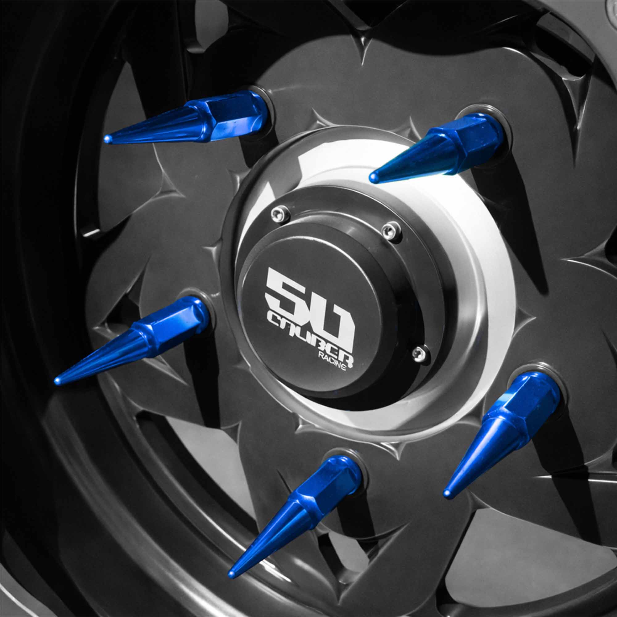 14x2.0mm Extended Spike Lug Nuts - 60 Degree Taper Seat - Image 9