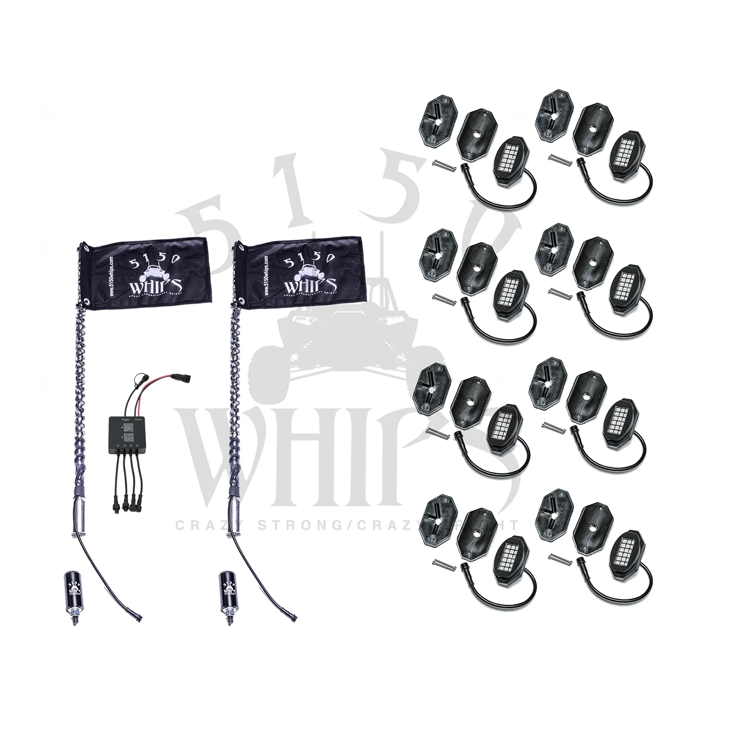187 Whips and Rock Light Combo Kit - Image 12