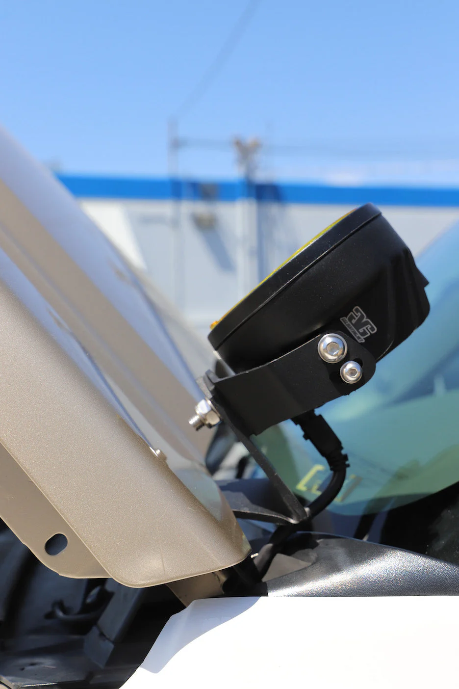 1999-2006 Chevy Silverado & GMC Sierra Hood / Windshield Pillar Mounts for LED Pod USA Made - Image 7