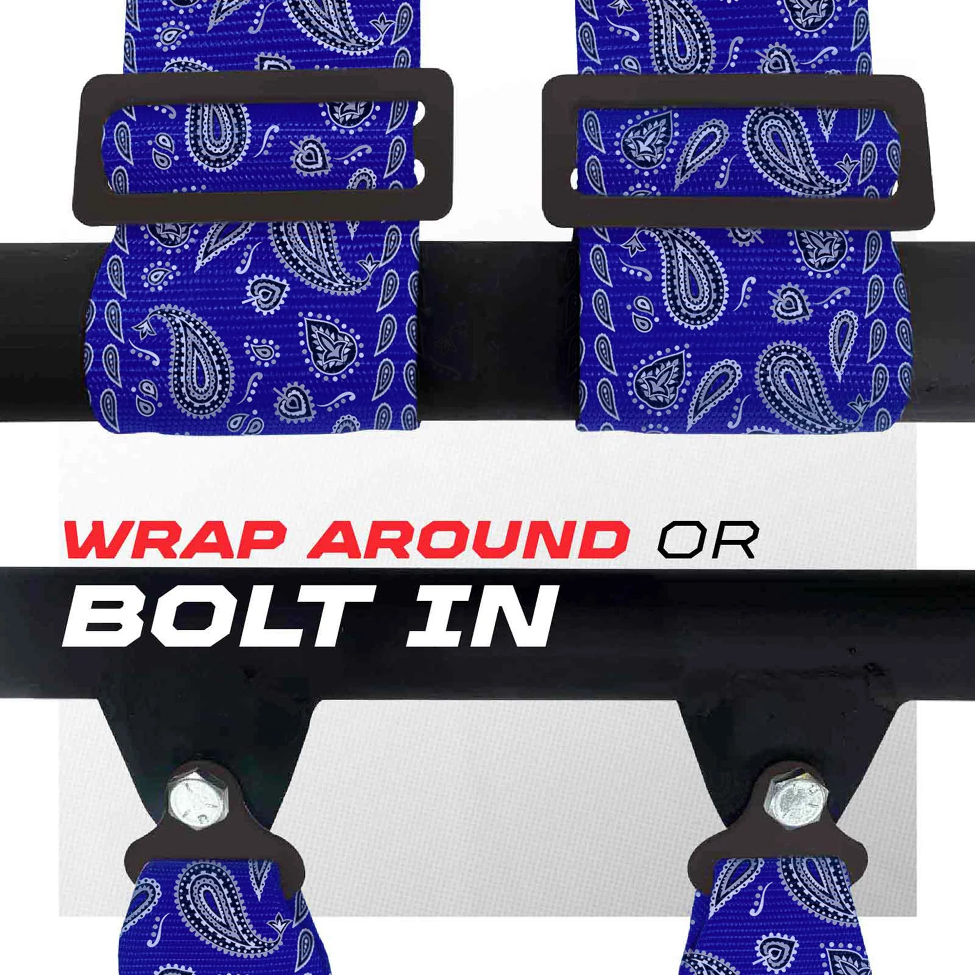 50 Caliber Racing Elite Series 4-Point UTV Harness | Ultra Kush Padding + Push Button Release | 2" & 3", 7 Colors - Image 16