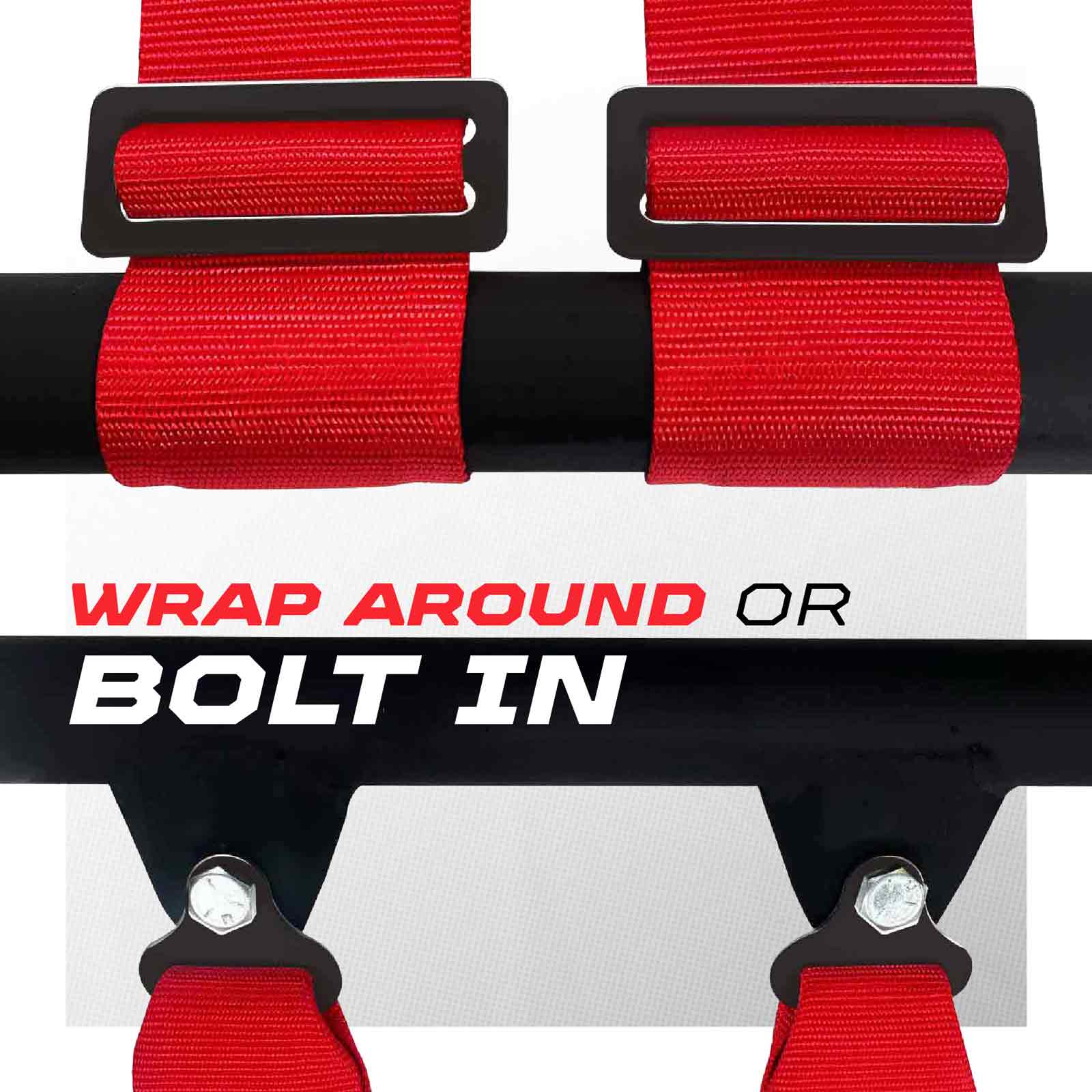 50 Caliber Racing Elite Series 4-Point UTV Harness | Ultra Kush Padding + Push Button Release | 2" & 3", 7 Colors - Image 20