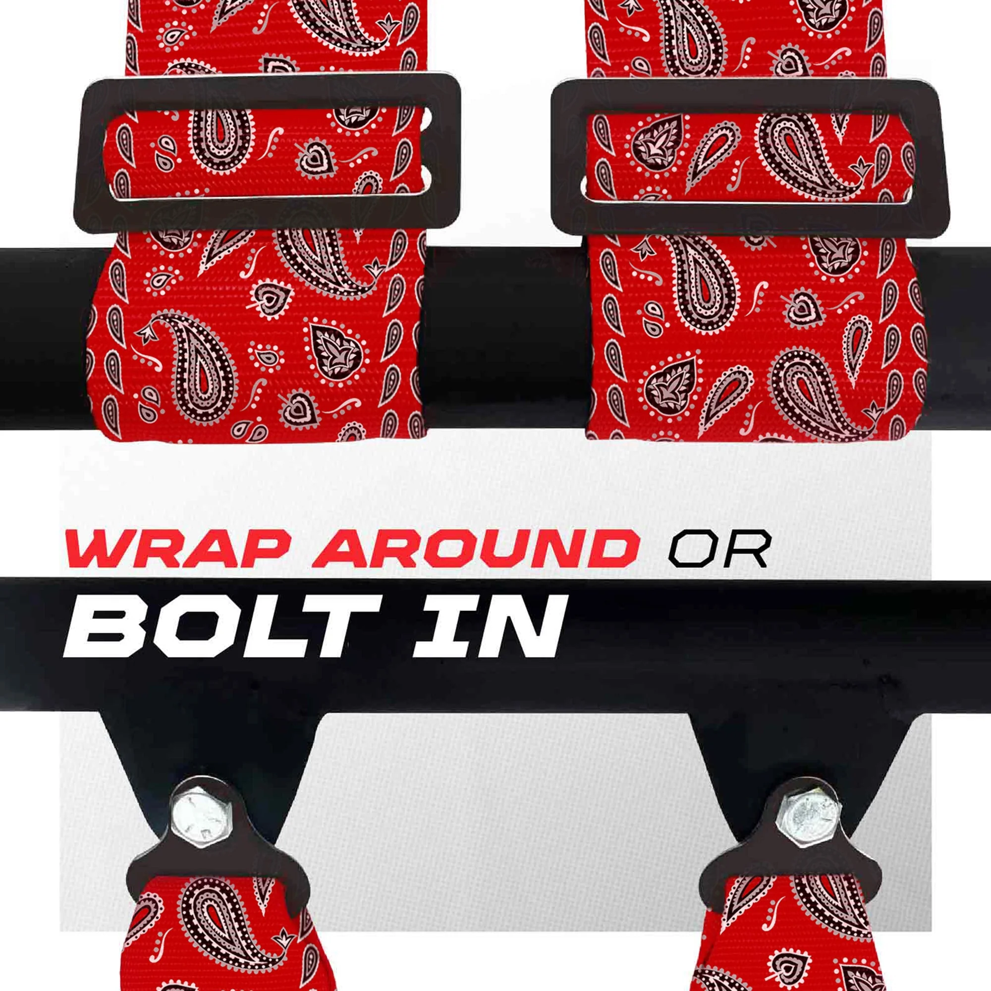 50 Caliber Racing Elite Series 4-Point UTV Harness | Ultra Kush Padding + Push Button Release | 2" & 3", 7 Colors - Image 24