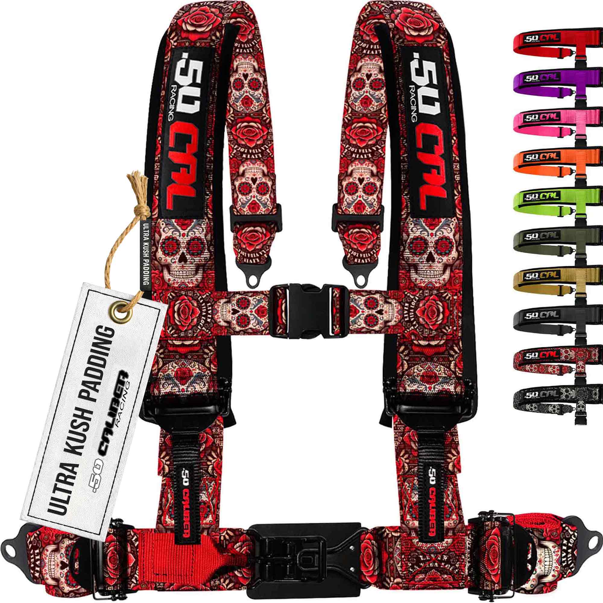 50 Caliber Racing Elite Series EZ Adjust UTV Harness | 2" & 3", 4pt & 5pt, 10 Colors - Image 25