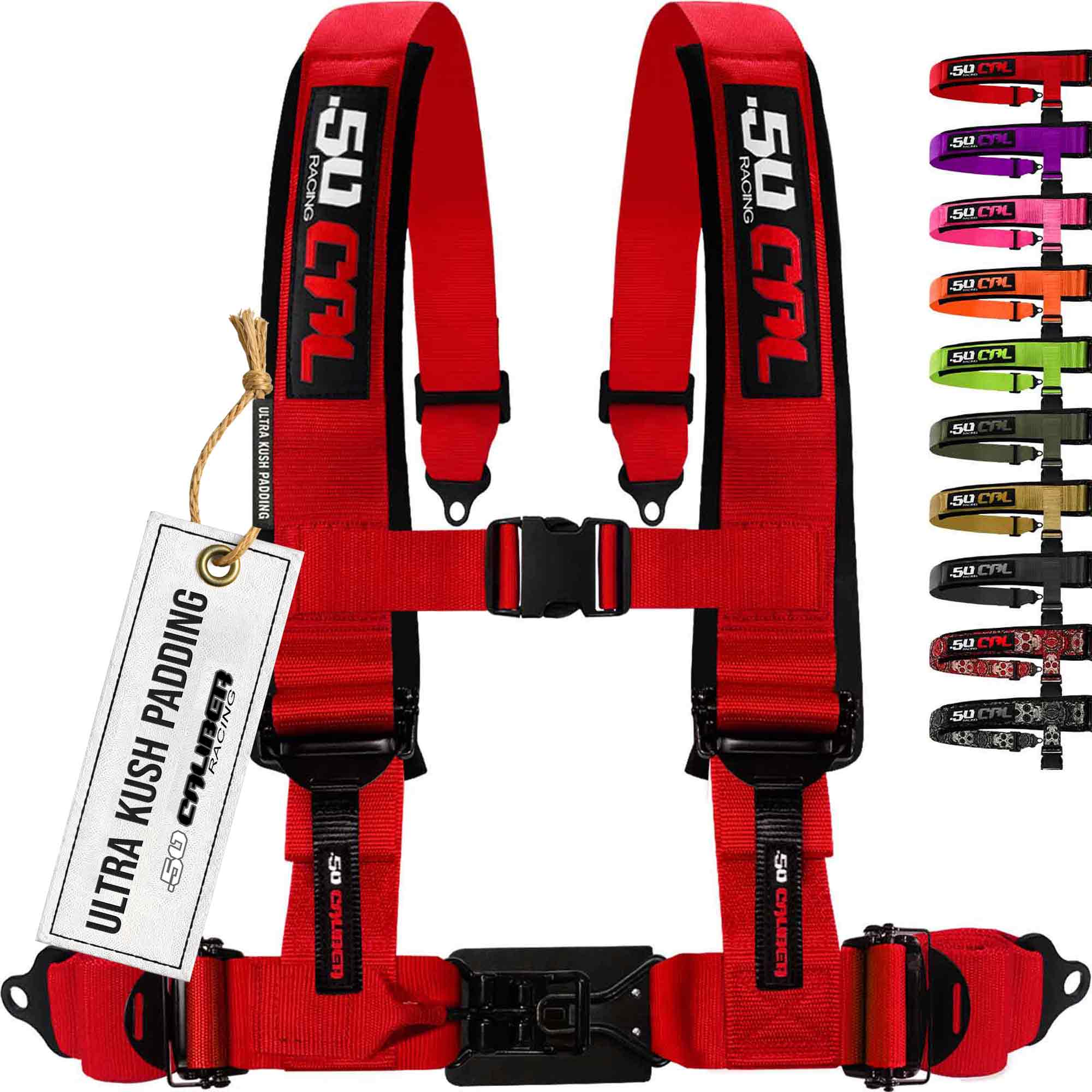 50 Caliber Racing Elite Series EZ Adjust UTV Harness | 2" & 3", 4pt & 5pt, 10 Colors - Image 31