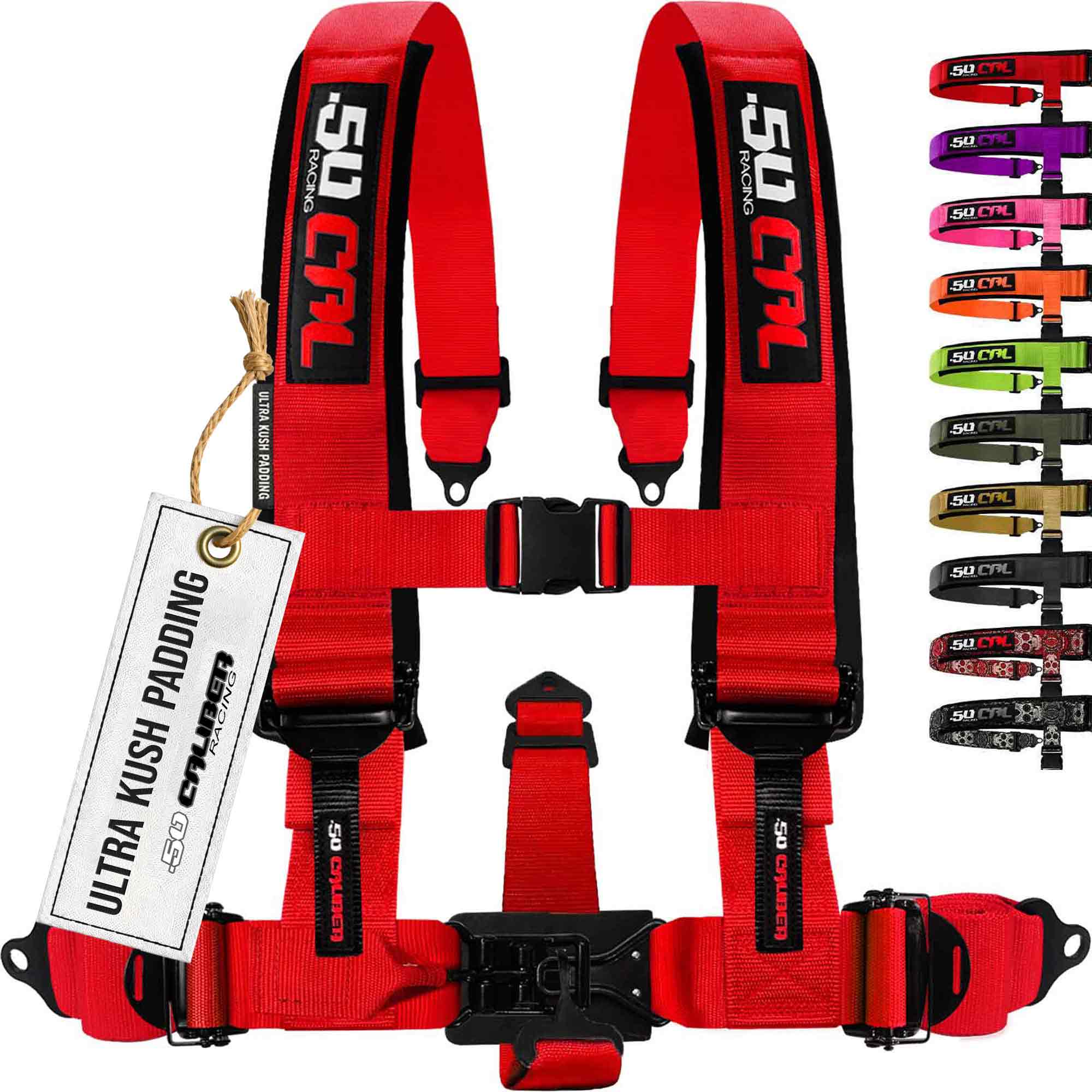 50 Caliber Racing Elite Series EZ Adjust UTV Harness | 2" & 3", 4pt & 5pt, 10 Colors - Image 34