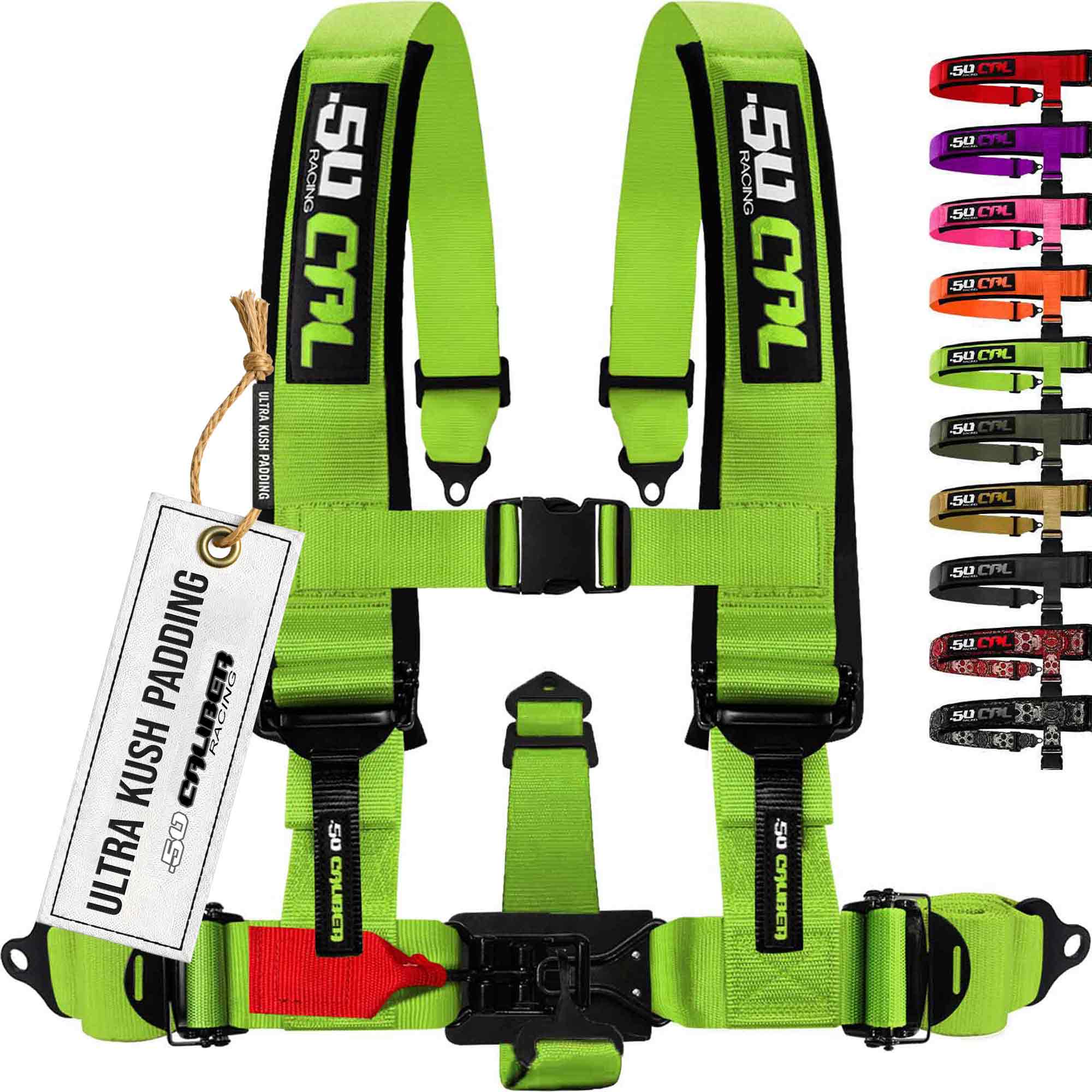 50 Caliber Racing Elite Series EZ Adjust UTV Harness | 2" & 3", 4pt & 5pt, 10 Colors - Image 46