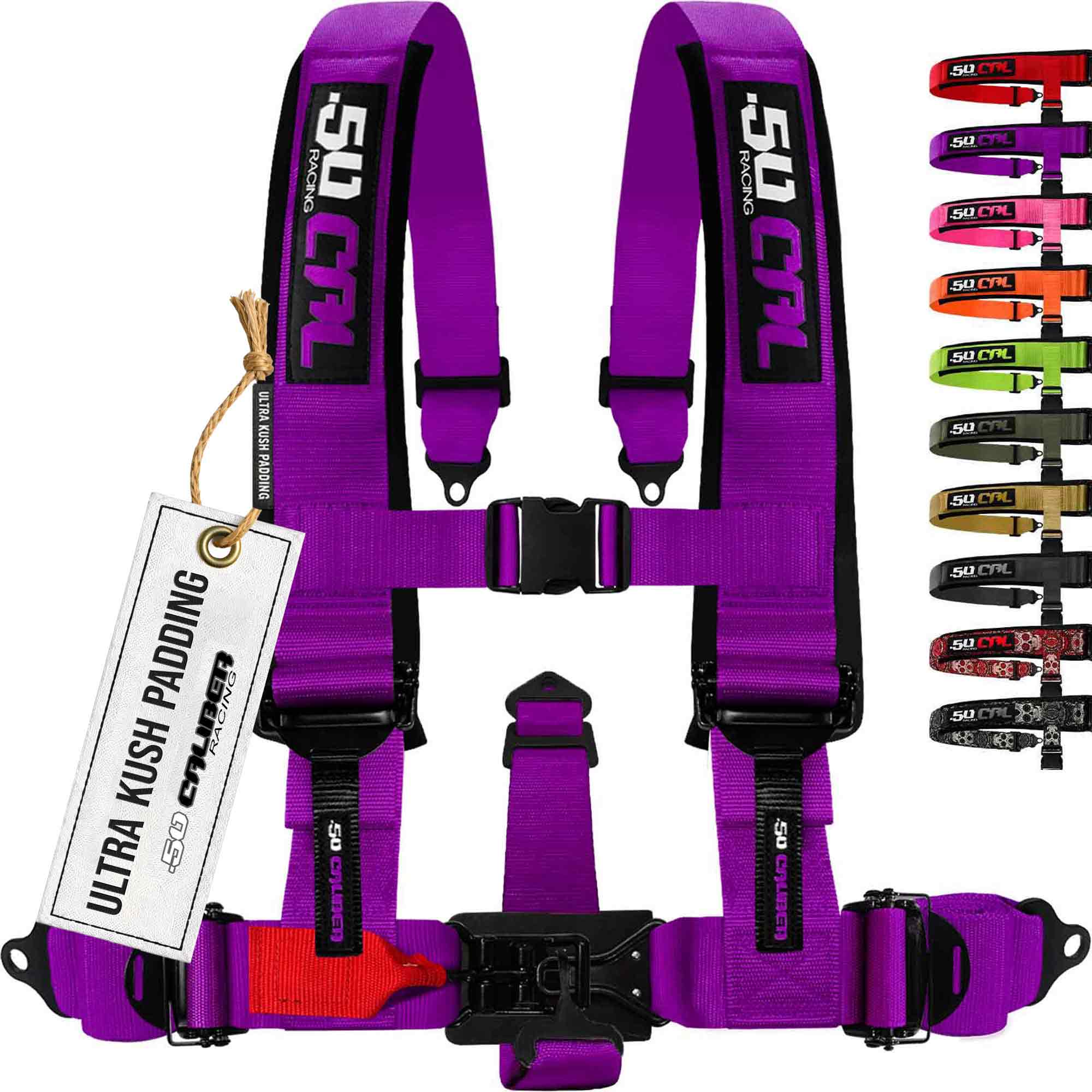 50 Caliber Racing Elite Series EZ Adjust UTV Harness | 2" & 3", 4pt & 5pt, 10 Colors - Image 58