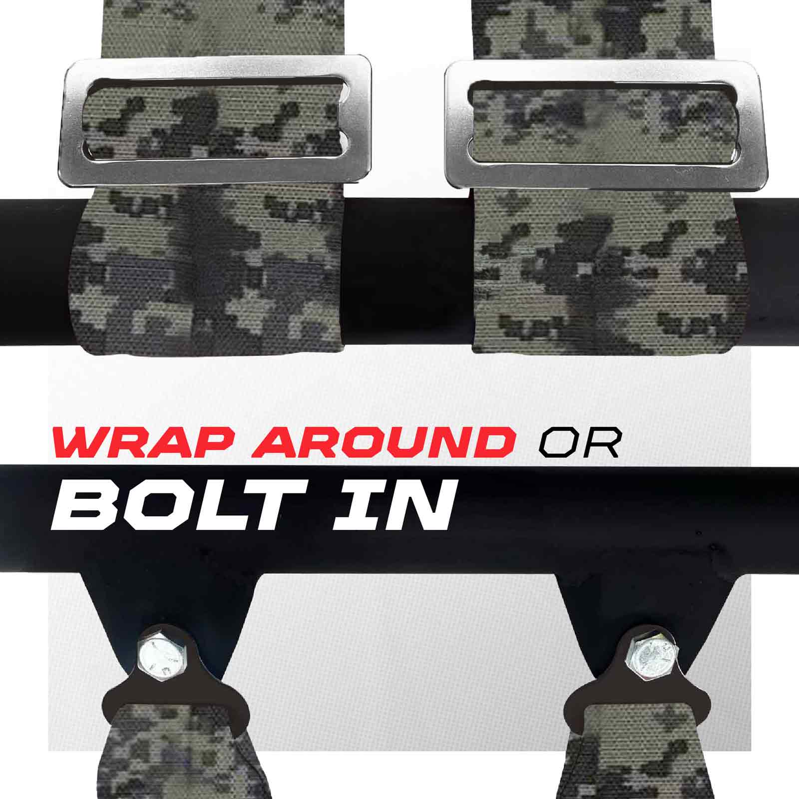 50 Caliber Racing 2" 4-Point UTV Harness - Latch & Link Quick Release - Image 15