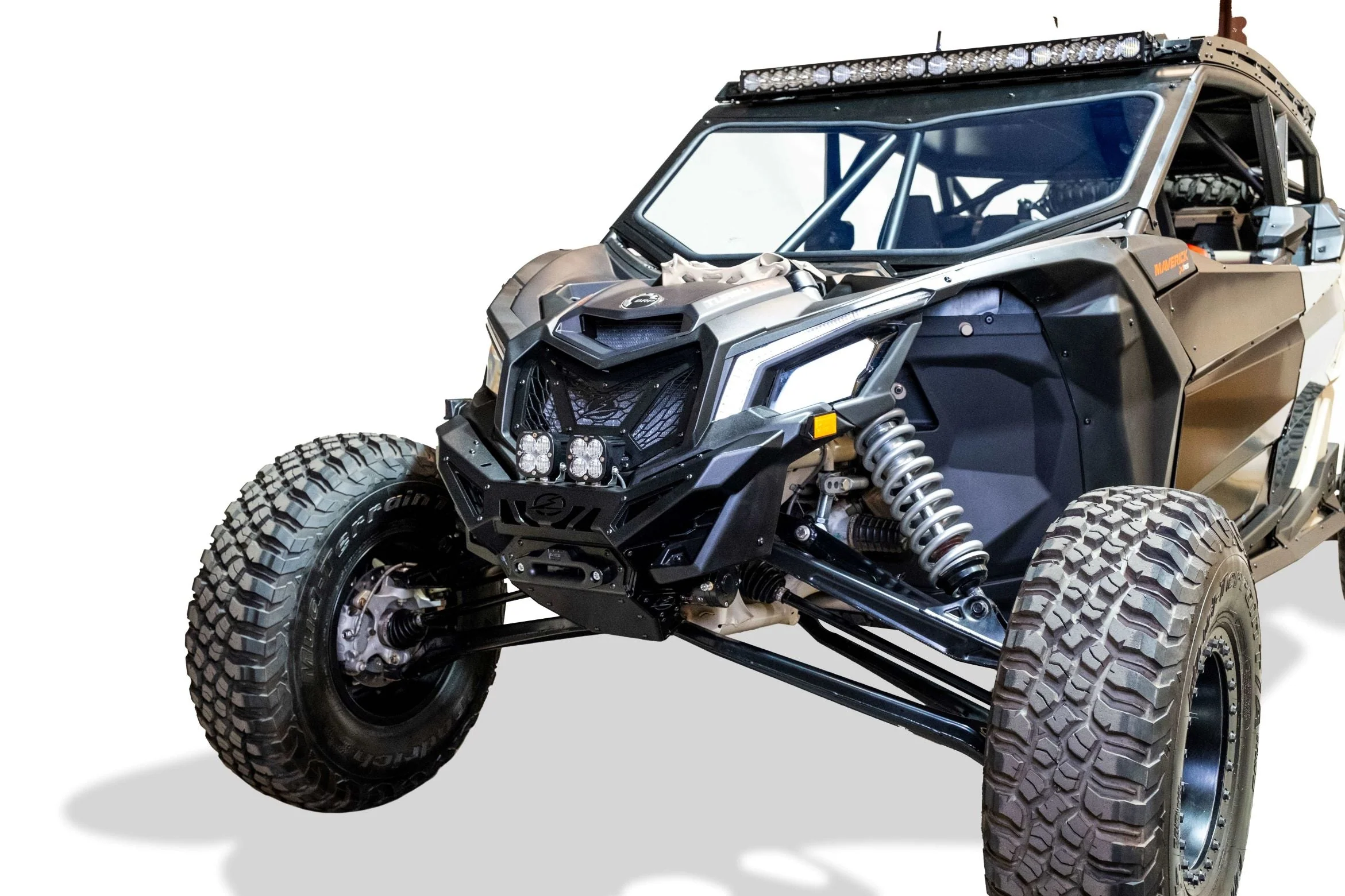 Can Am Maverick X3 Volt Series Winch Front Bumper - Recovery & Lighting - Image 6
