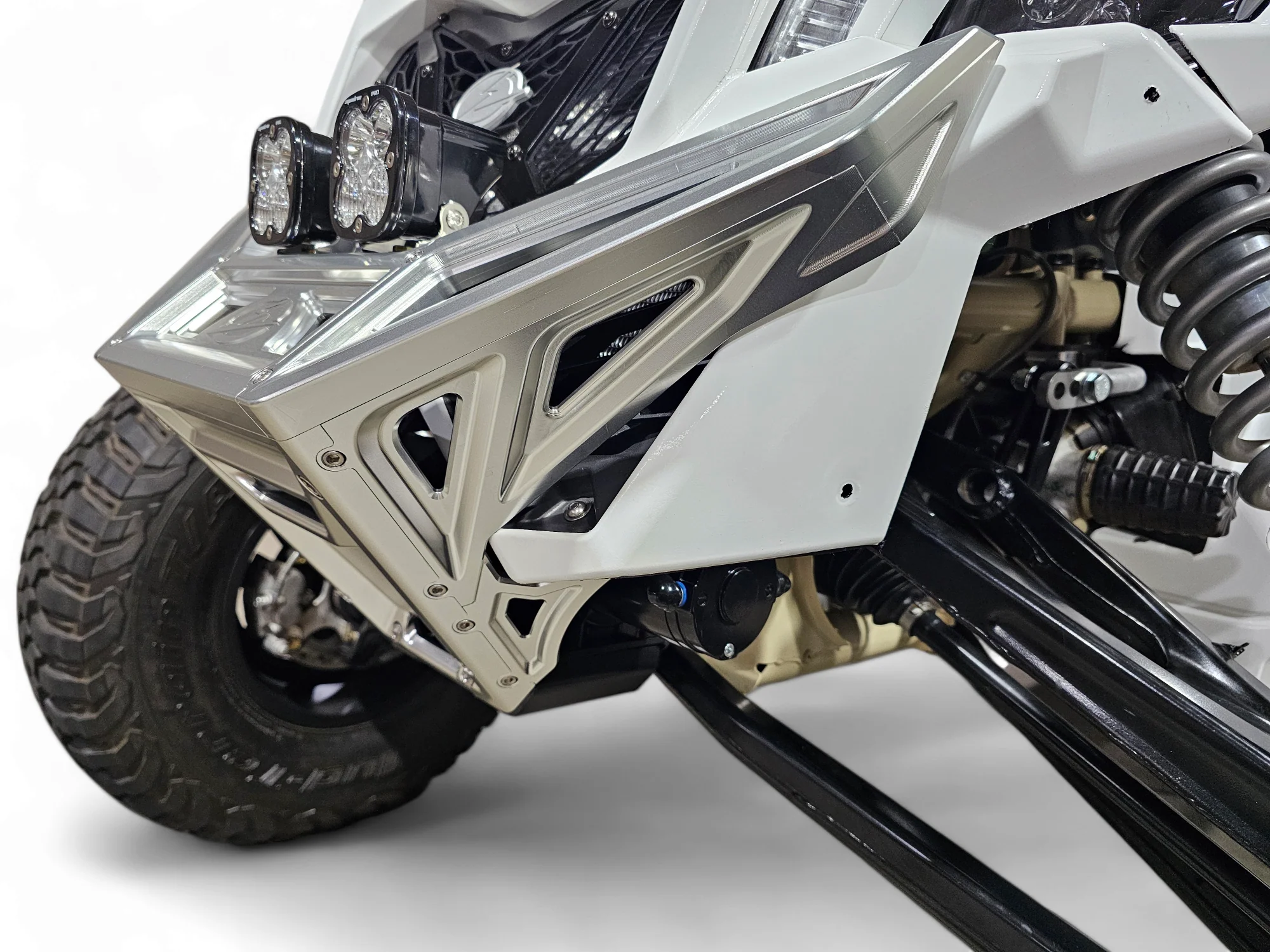 Can-Am Maverick X3 Front Winch Bumper (Clear Anodize) - Image 16