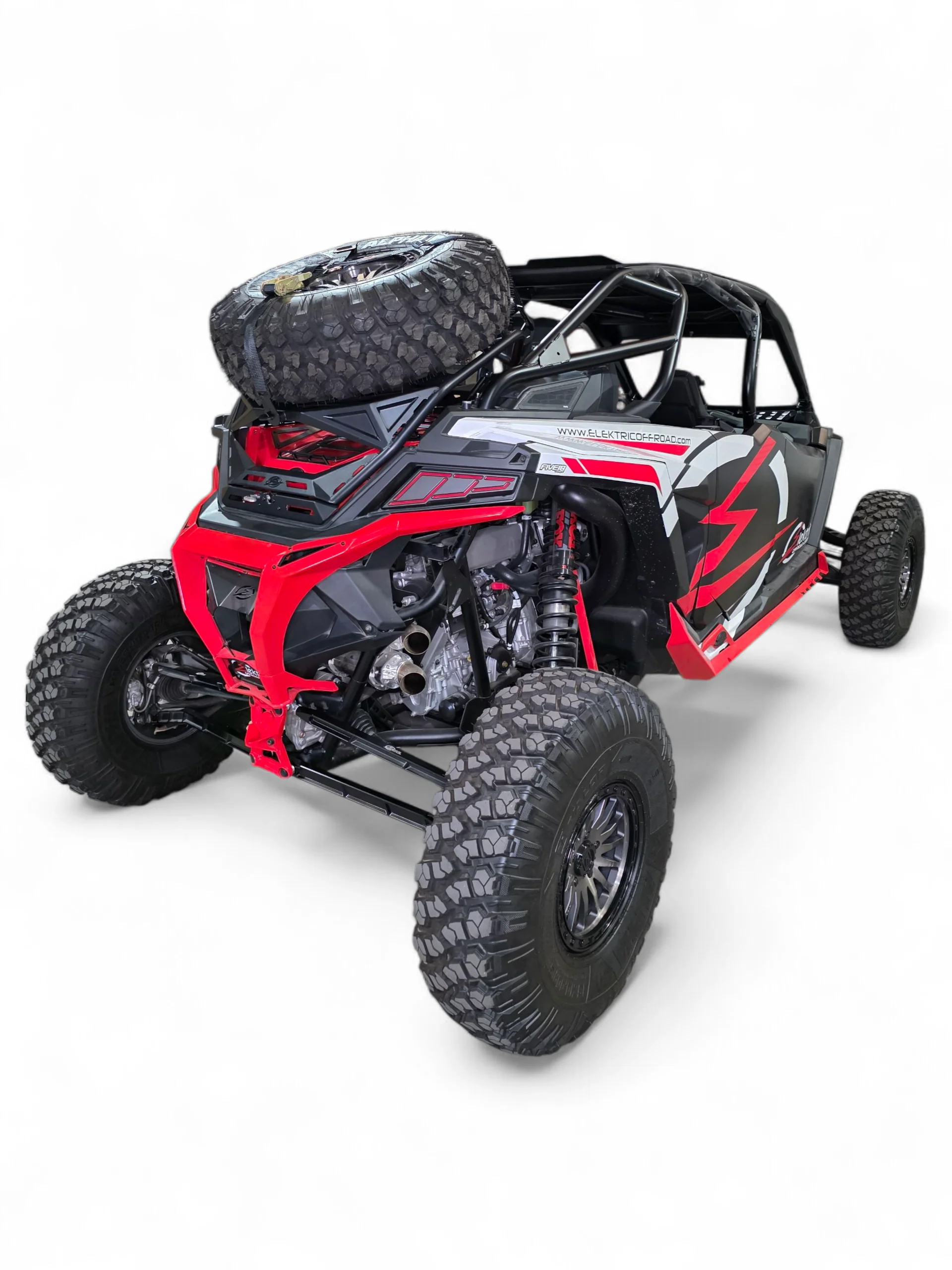 2020+ Polaris RZR Pro XP / Pro R / Turbo R High Clearance Tire Rack by Elektric Offroad