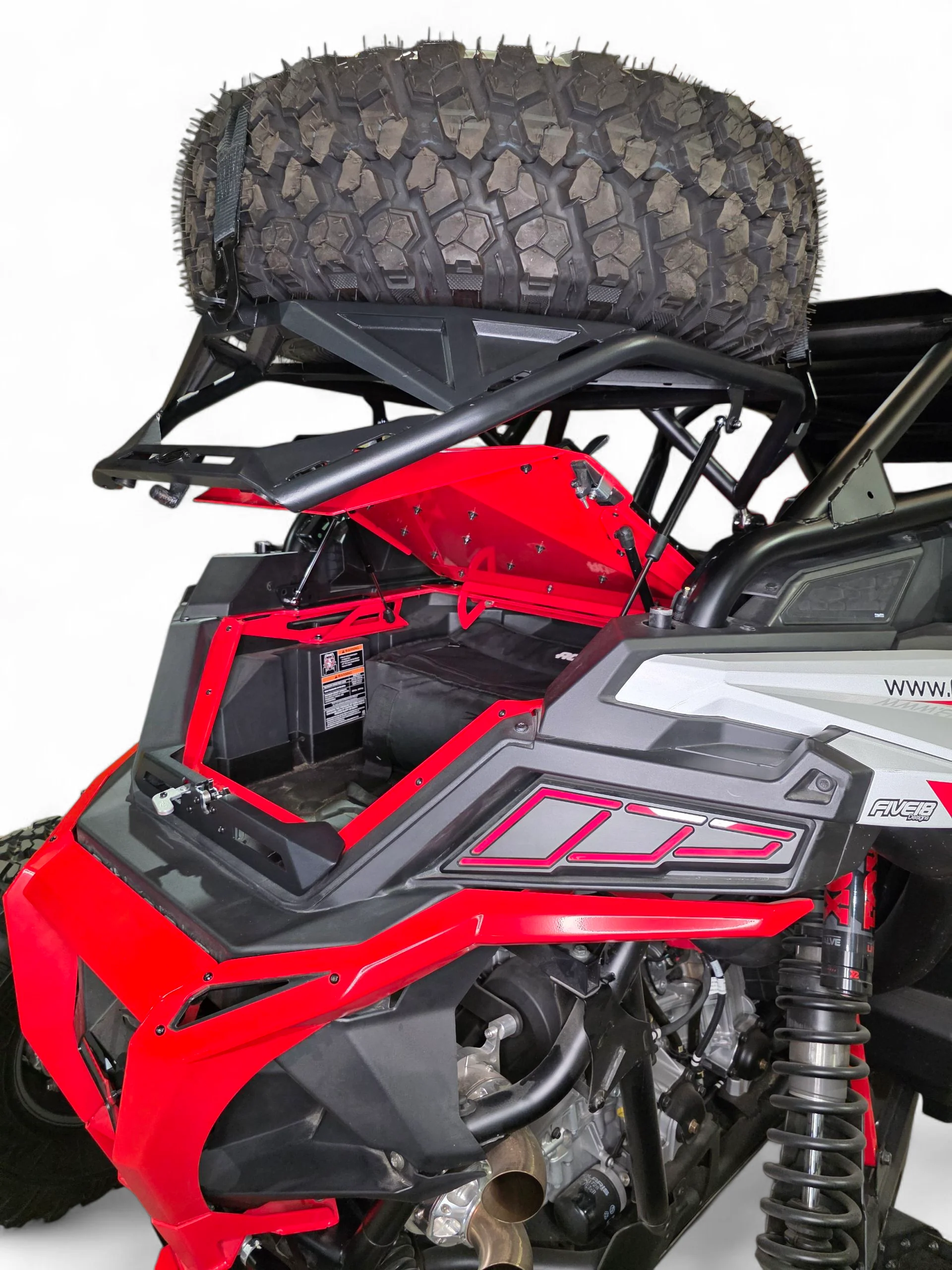 2020+ Polaris RZR Pro XP / Pro R / Turbo R High Clearance Tire Rack by Elektric Offroad - Image 3