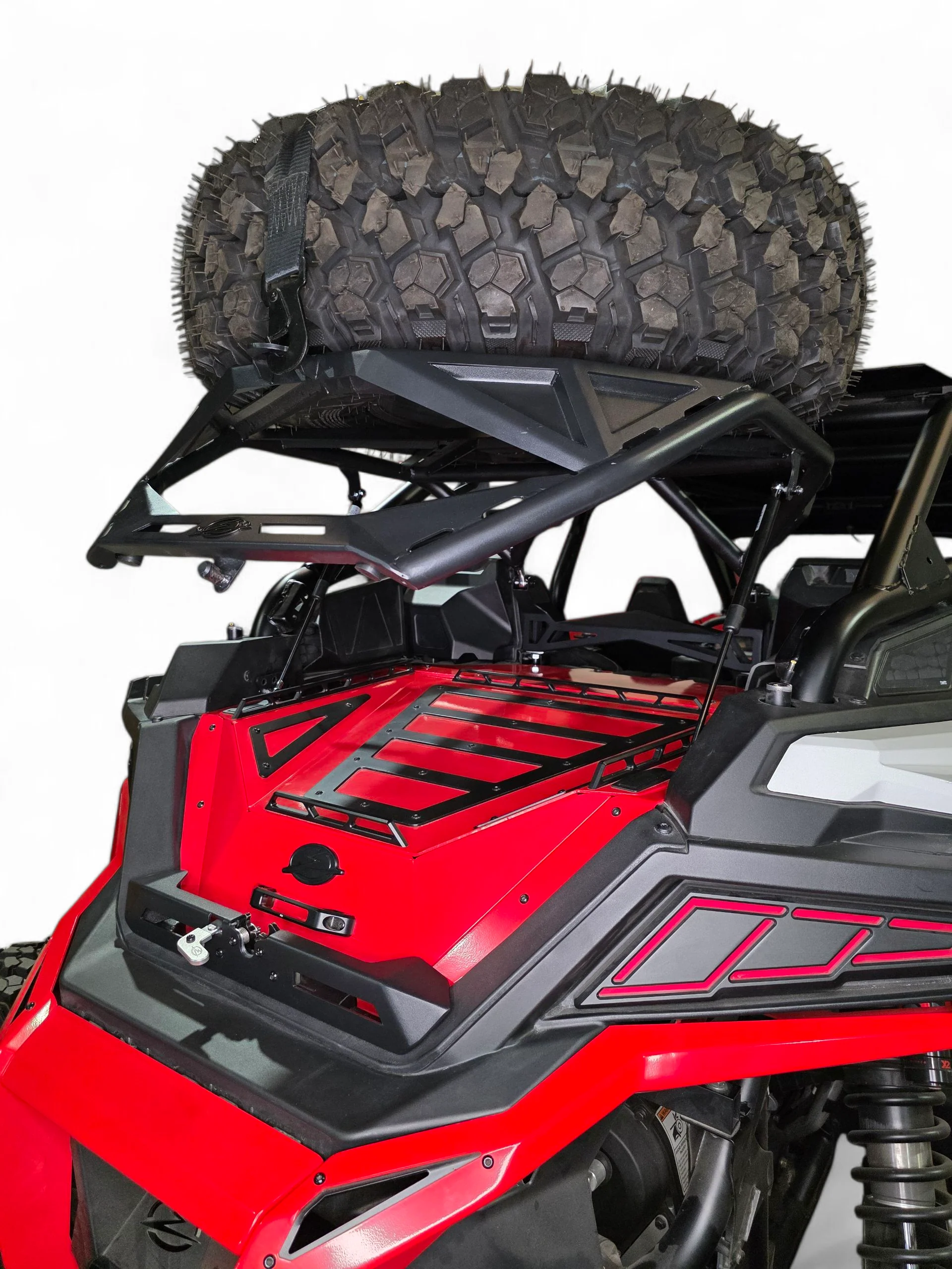 2020+ Polaris RZR Pro XP / Pro R / Turbo R High Clearance Tire Rack by Elektric Offroad - Image 4