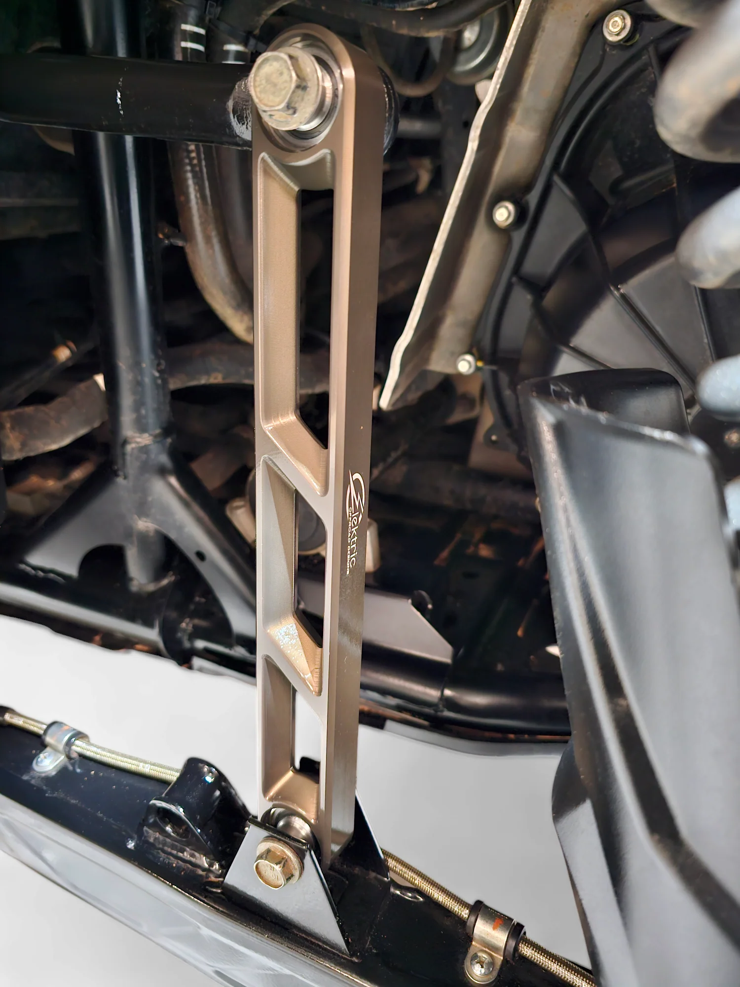 2020+ Polaris RZR Pro XP Rear Sway Bar Link - CNC Aluminum, Gunmetal Finish - Image 9
