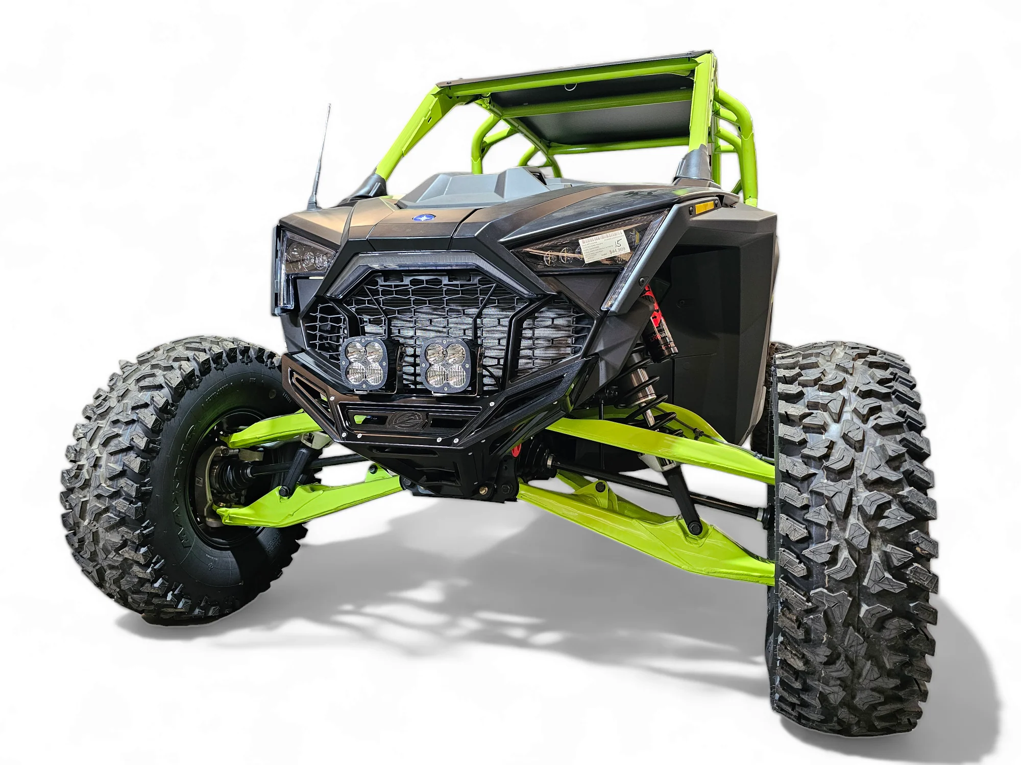 2022-2025 Polaris RZR Pro R, Pro S, Turbo R Machined Billet Front Winch Bumper (Black Anodize) - Image 10