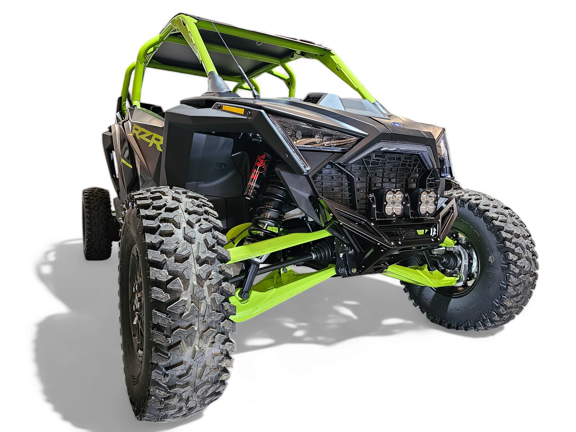 2022-2025 Polaris RZR Pro R, Pro S, Turbo R Machined Billet Front Winch Bumper (Black Anodize) - Image 15
