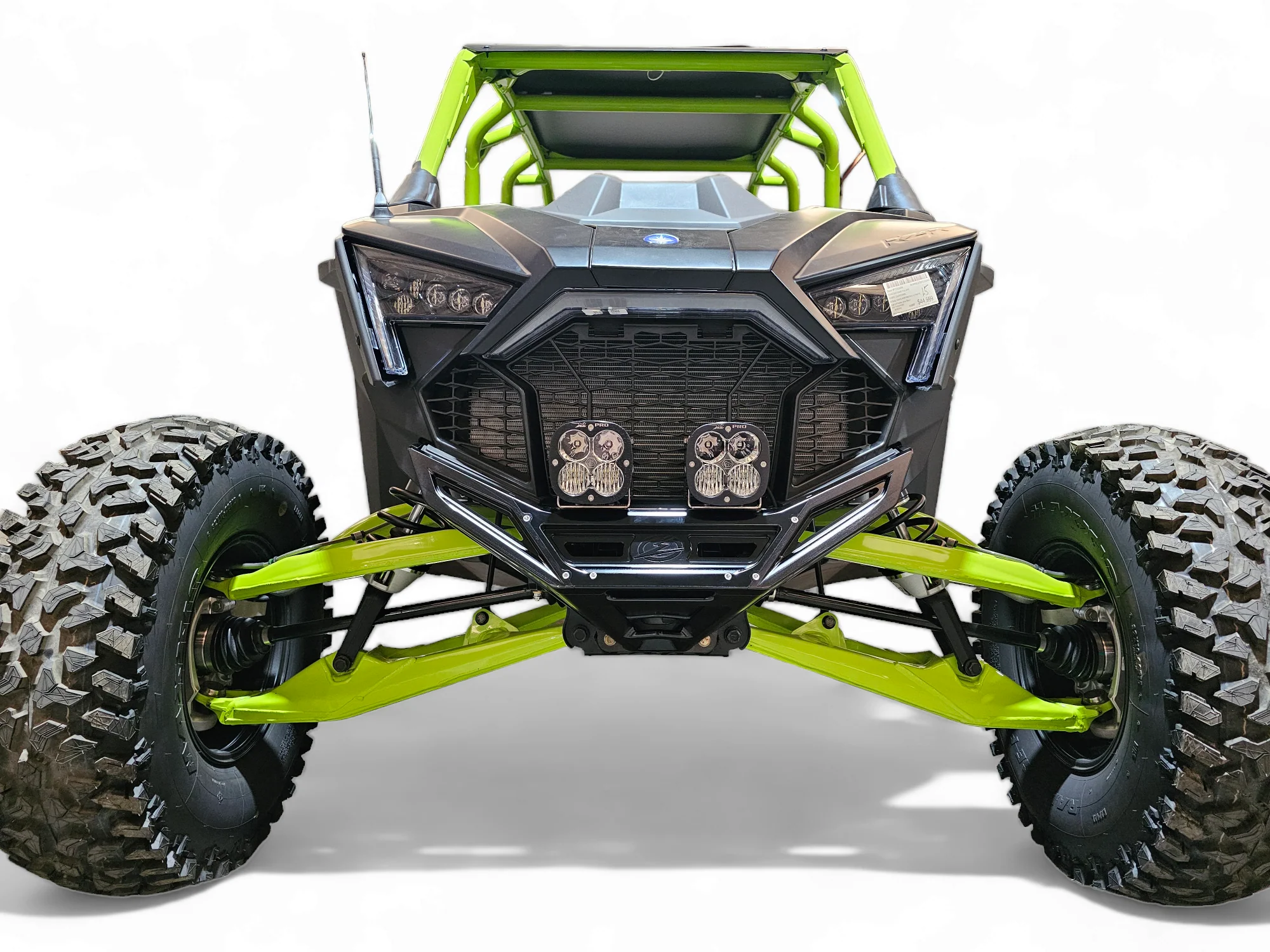 2022-2025 Polaris RZR Pro R, Pro S, Turbo R Machined Billet Front Winch Bumper (Black Anodize) - Image 17