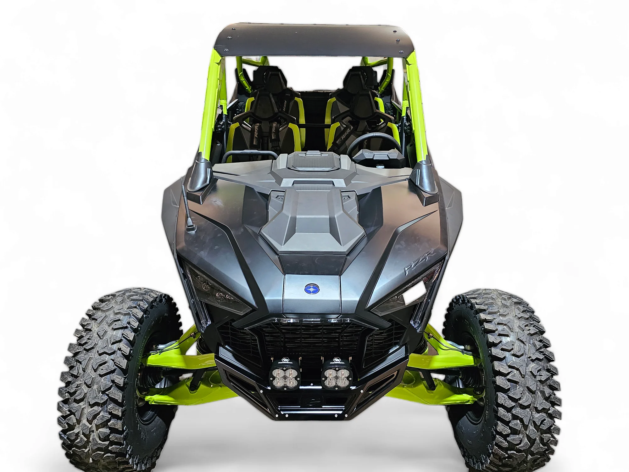 2022-2025 Polaris RZR Pro R, Pro S, Turbo R Machined Billet Front Winch Bumper (Black Anodize) - Image 19