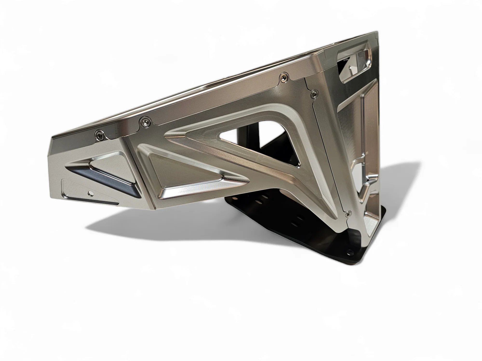 2022-2025 Polaris RZR Pro R, Pro S, Turbo R Machined Billet Front Winch Bumper (Clear Anodize) - Image 29