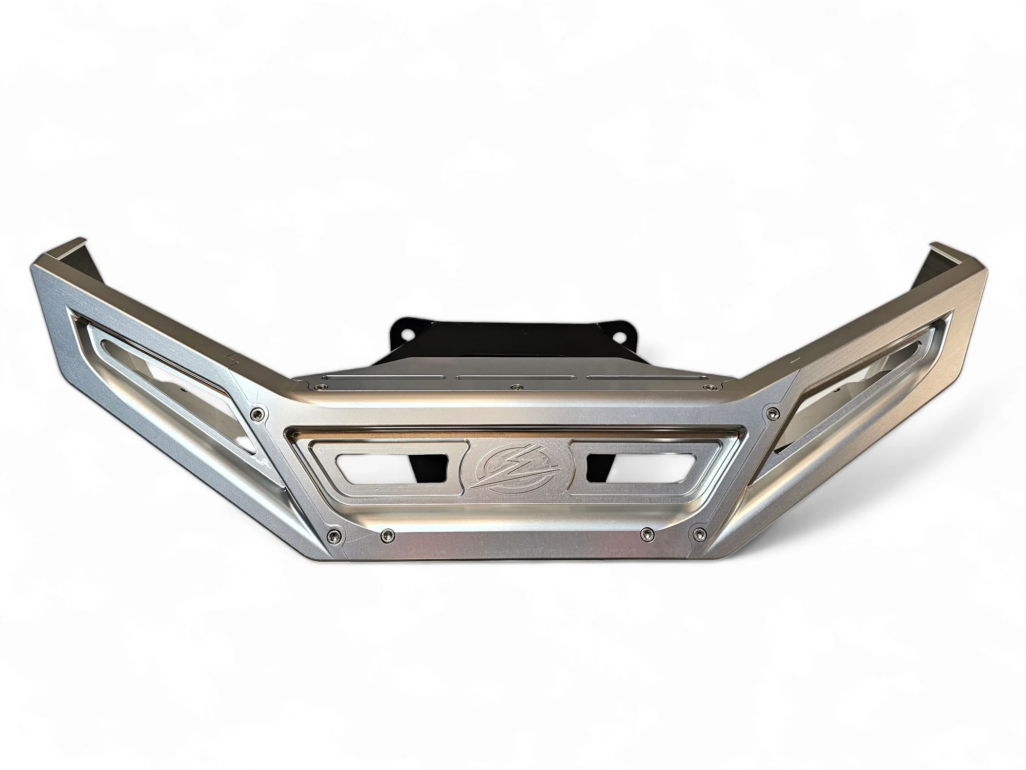 2022-2025 Polaris RZR Pro R, Pro S, Turbo R Machined Billet Front Winch Bumper (Clear Anodize) - Image 30