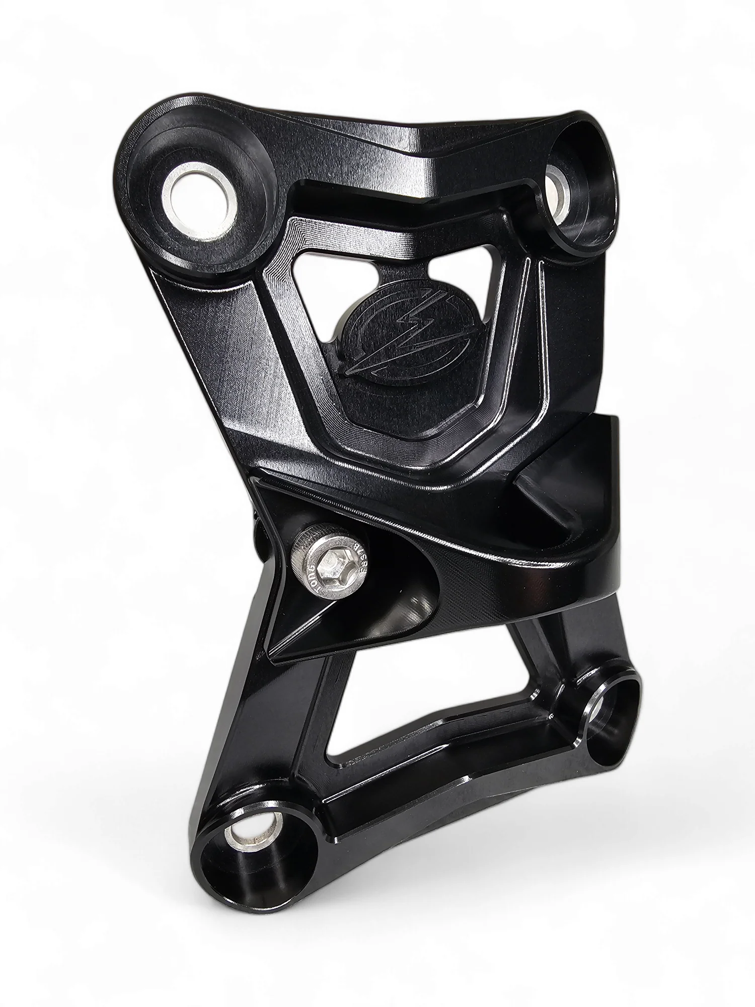 2022-2025 Polaris RZR Turbo R/Pro R Radius Rod Plate with Tow Hook - Black - Image 3