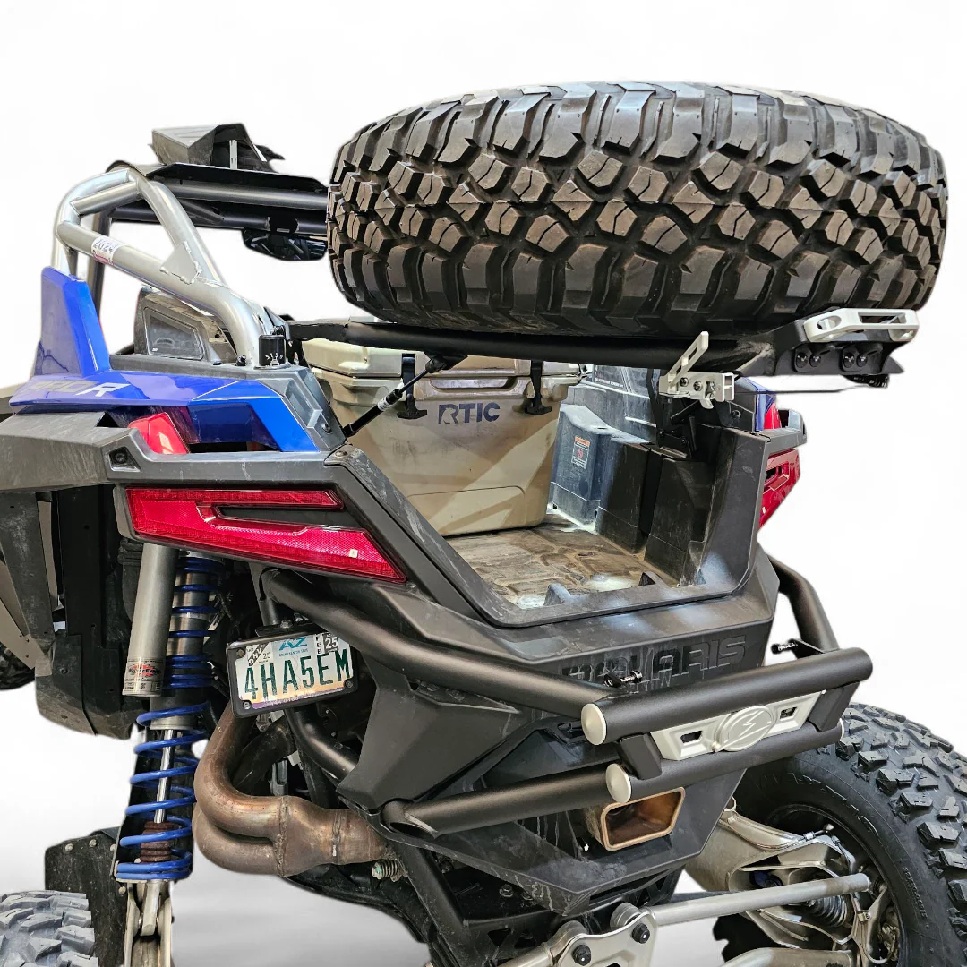 2022+ Polaris RZR Pro R Amp Rear Tire Rack Rear Bumper Combo - Image 23