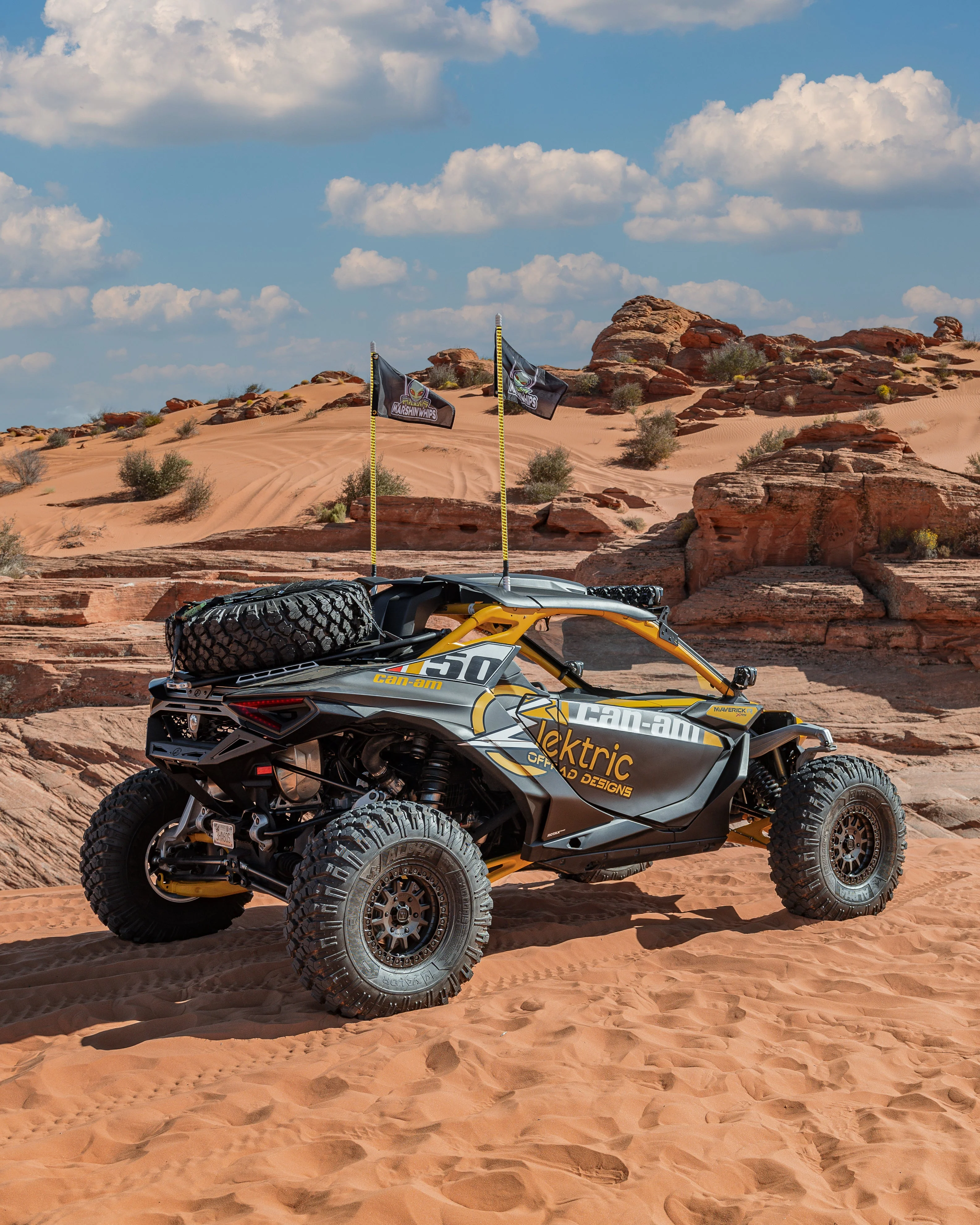 2024 to Current Can-am Maverick R Volt Tire Rack for Volt Baja Box - Image 14