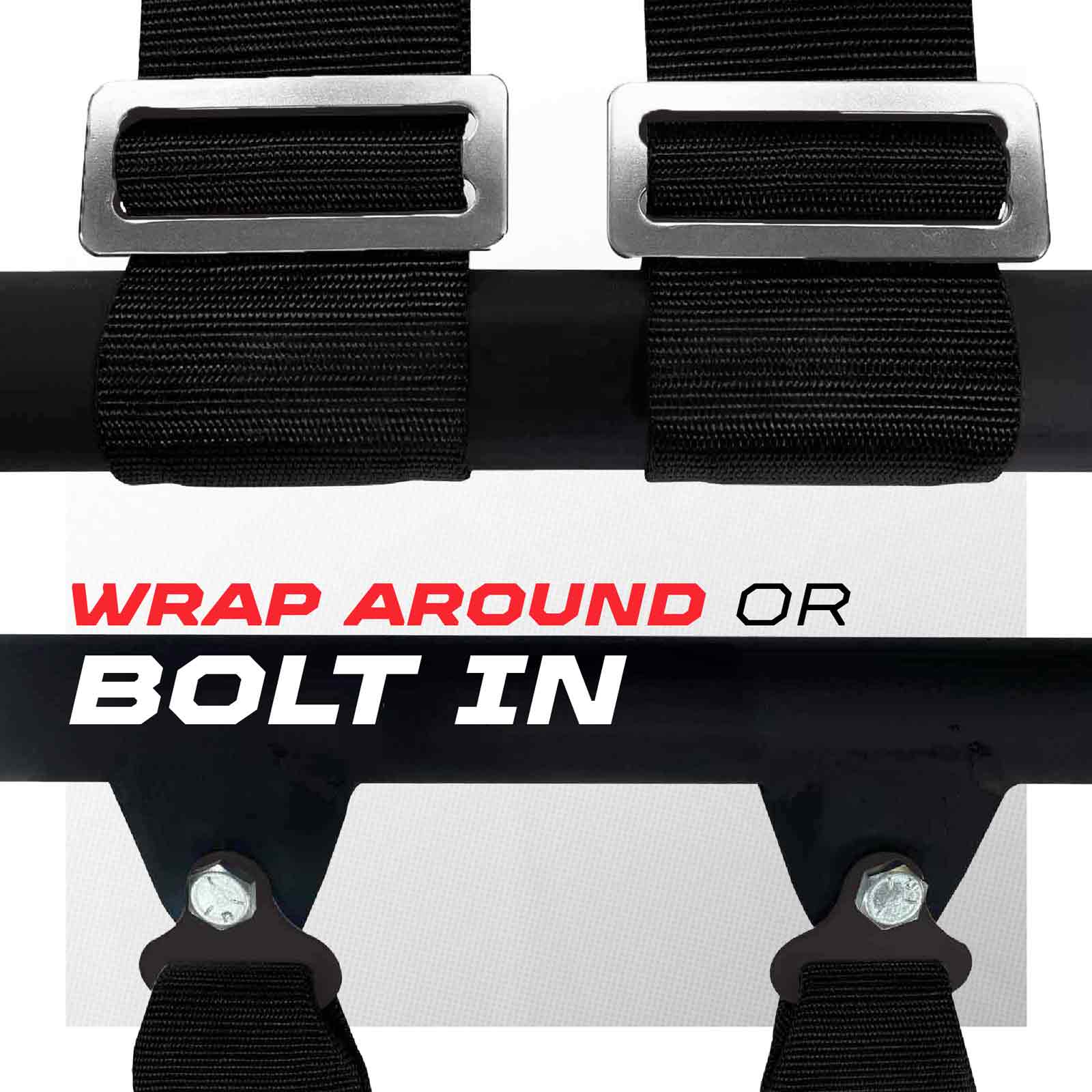 50 Caliber Racing 3" 4-Point UTV Harness | Latch & Link Quick Release | 9 Colors - Image 10