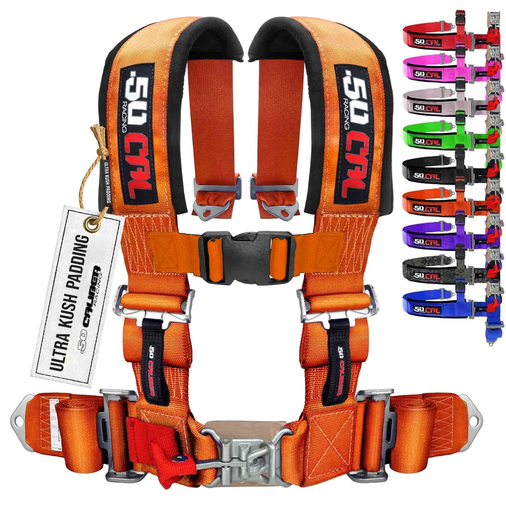 50 Caliber Racing 3" 4-Point UTV Harness | Latch & Link Quick Release | 9 Colors - Image 31