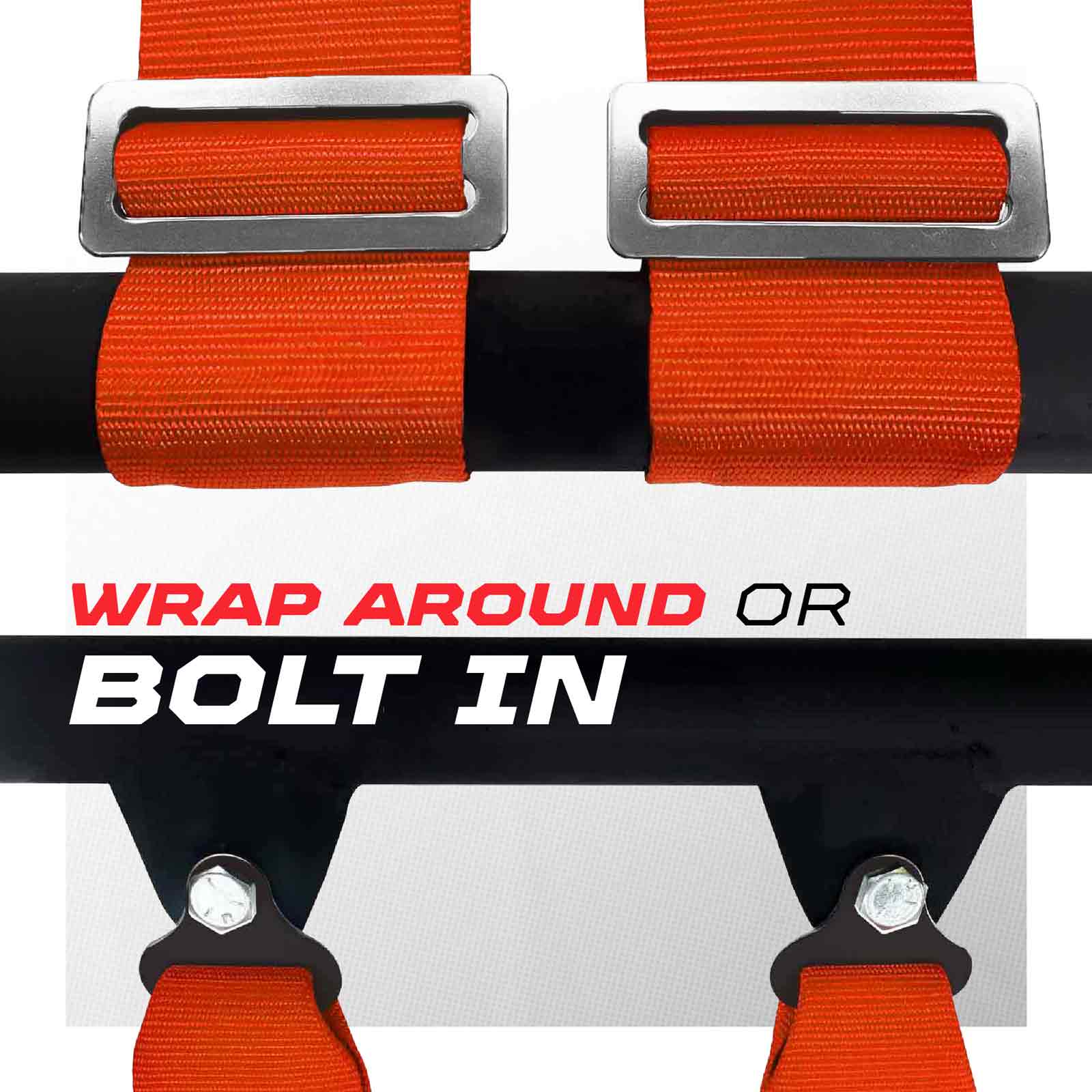 50 Caliber Racing 3" 4-Point UTV Harness | Latch & Link Quick Release | 9 Colors - Image 35