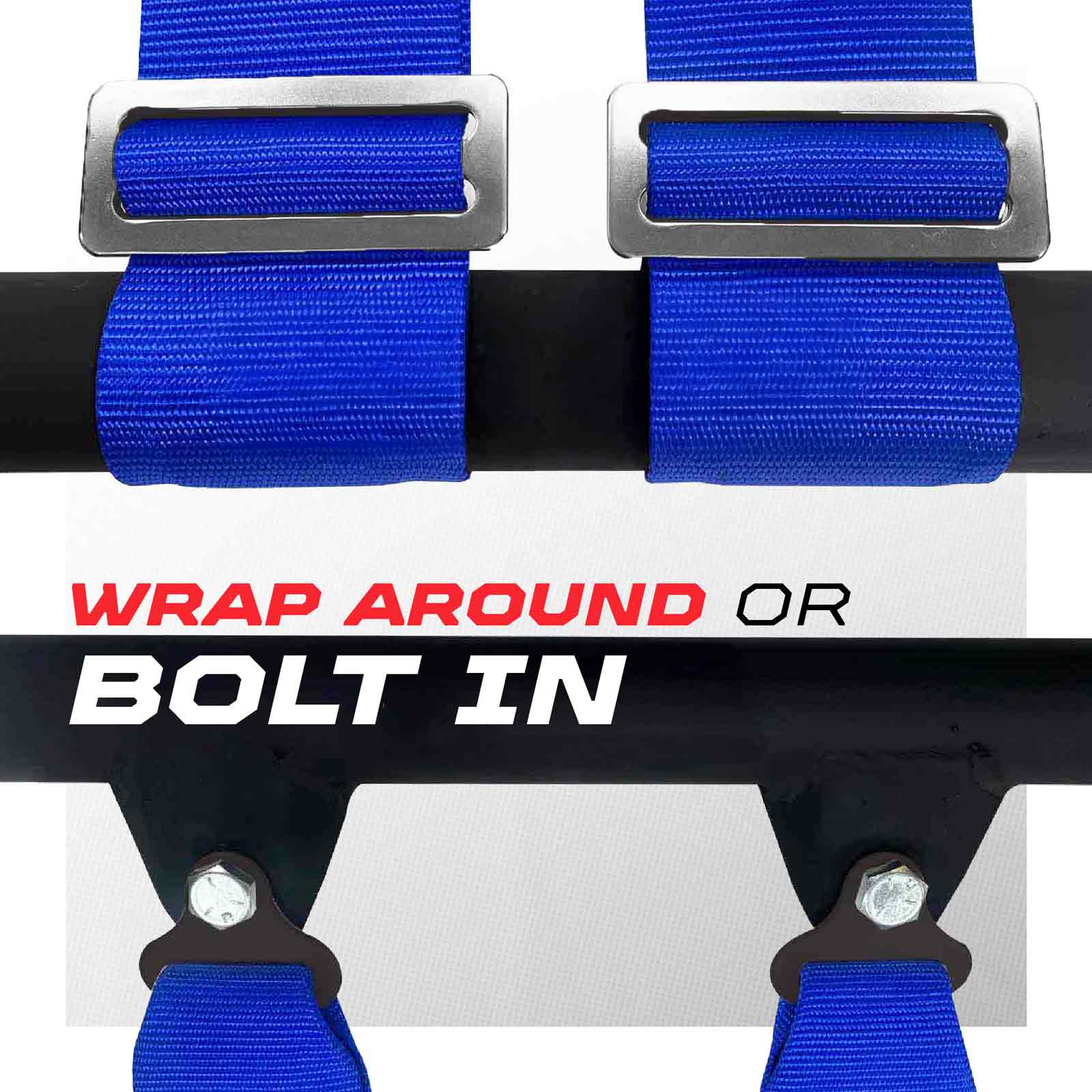 50 Caliber Racing 3" 4-Point UTV Harness | Latch & Link Quick Release | 9 Colors - Image 40