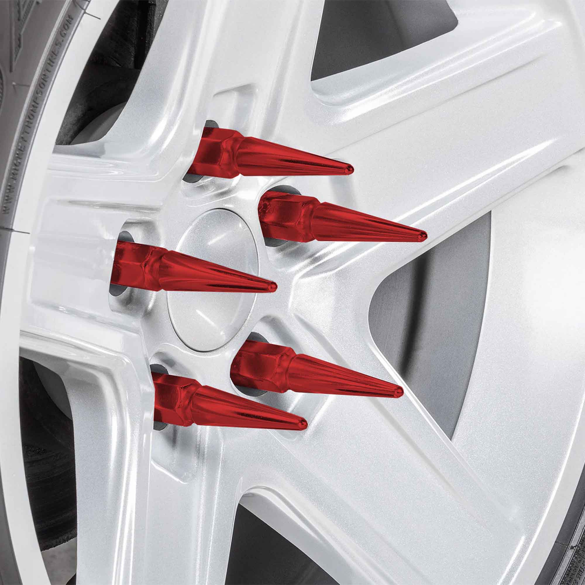 3/8-24 Extended Spike Lug Nuts - 3.5" Hardened Steel + 60° Taper Seat - Set of 16 (Polaris ATV & UTV) - Image 24
