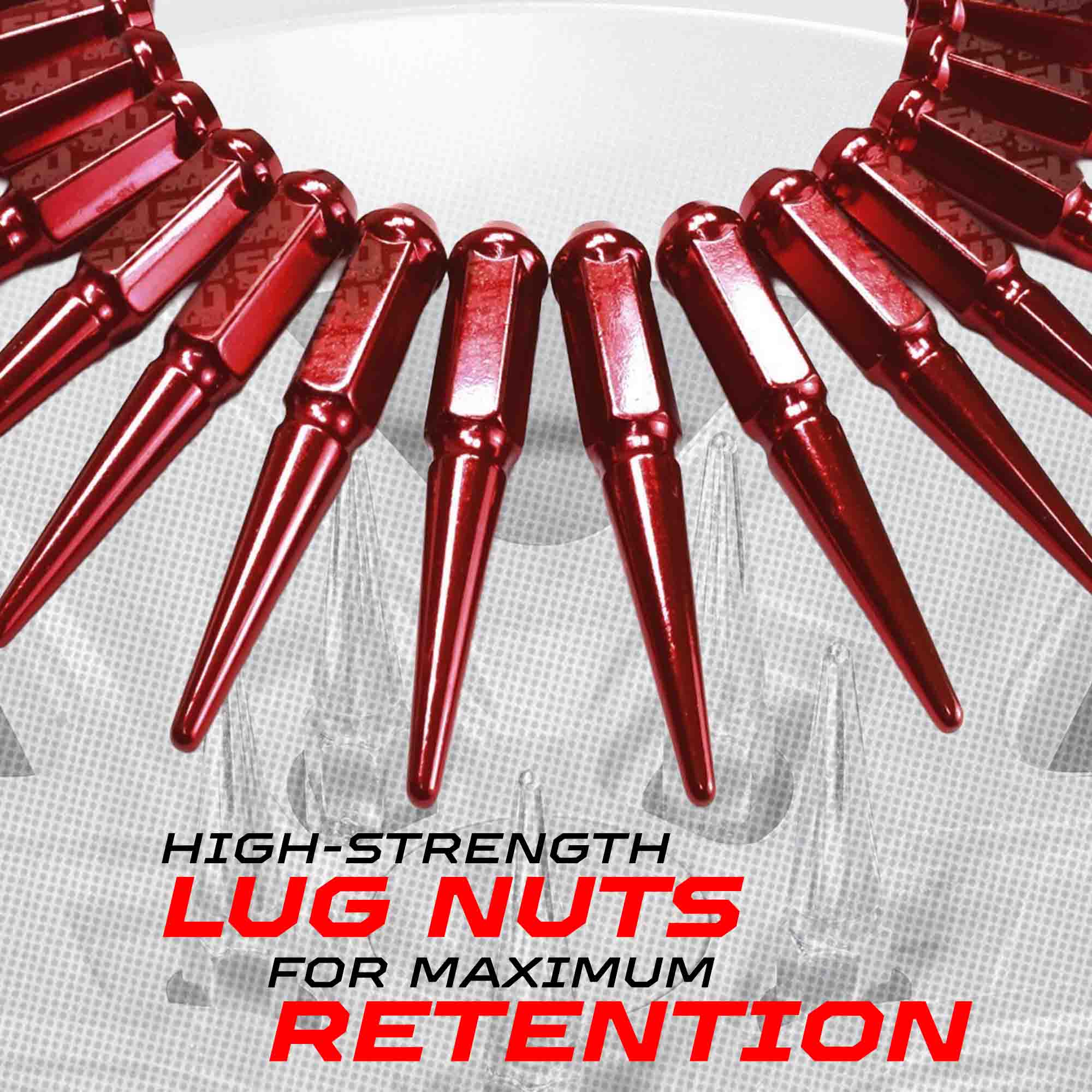 3/8-24 Extended Spike Lug Nuts - 3.5" Hardened Steel + 60° Taper Seat - Set of 16 (Polaris ATV & UTV) - Image 28