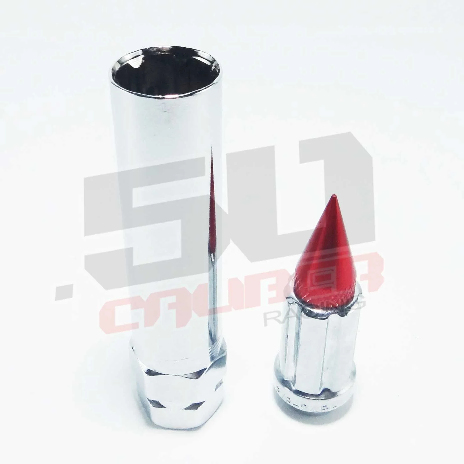 3/8 x 24 Chrome Spiked Lug Nuts - 16 Pack - Image 20