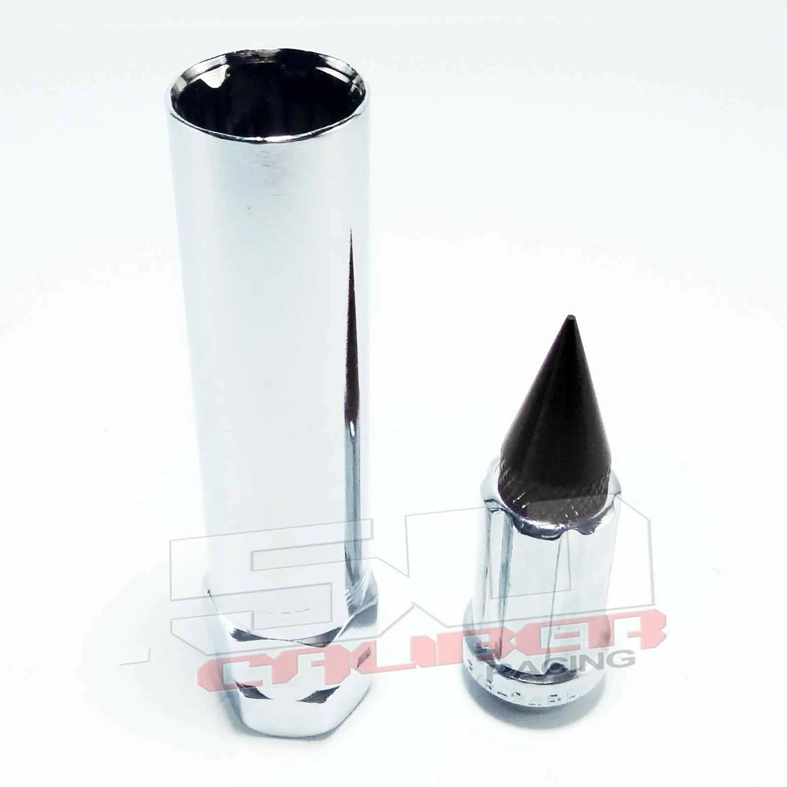 3/8 x 24 Chrome Spiked Lug Nuts - 16 Pack - Image 5