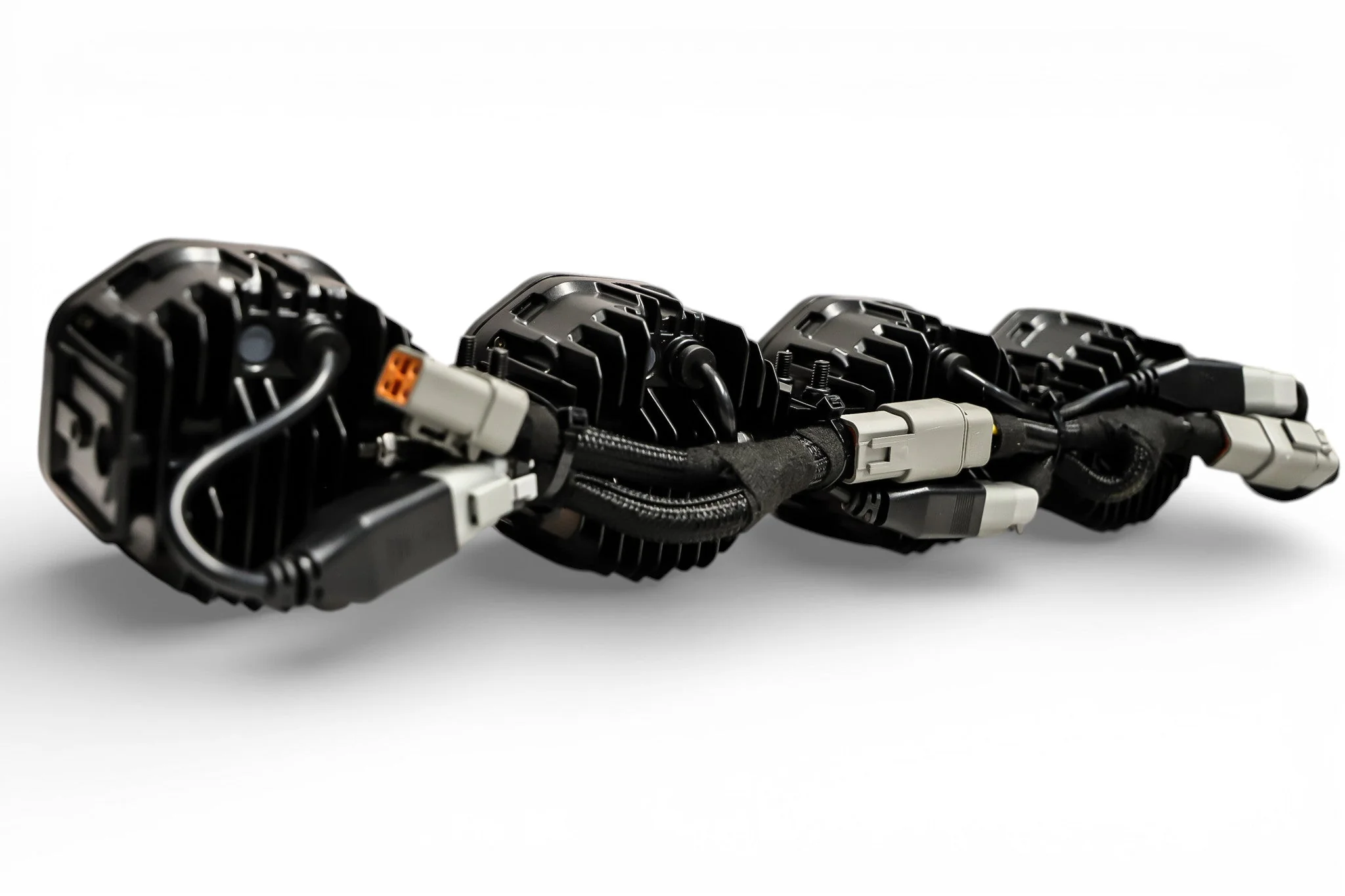 3 Light U-Con Interlocking Off Road LED Pod With Amber or White DRL Running Light - Image 8