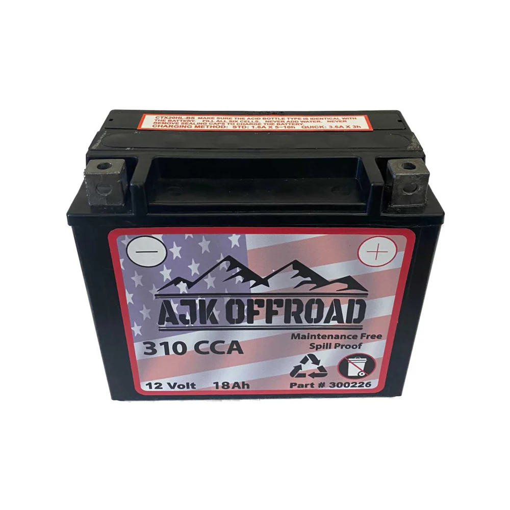310 CCA Battery - AGM Maintenance Free + Perfect for Light Bars (2024+)