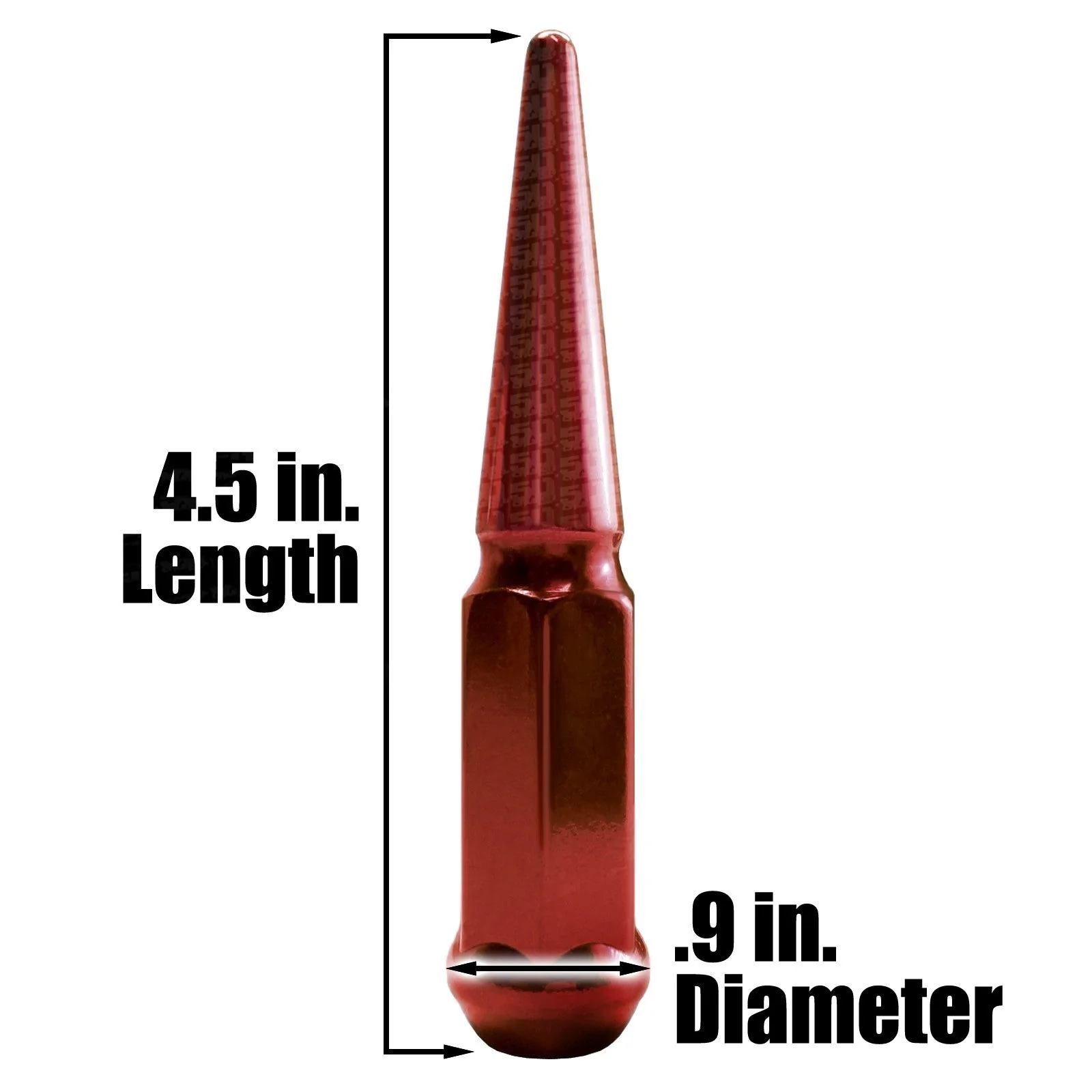 4.5 Inch Spike Lug Nut Singles - Image 4