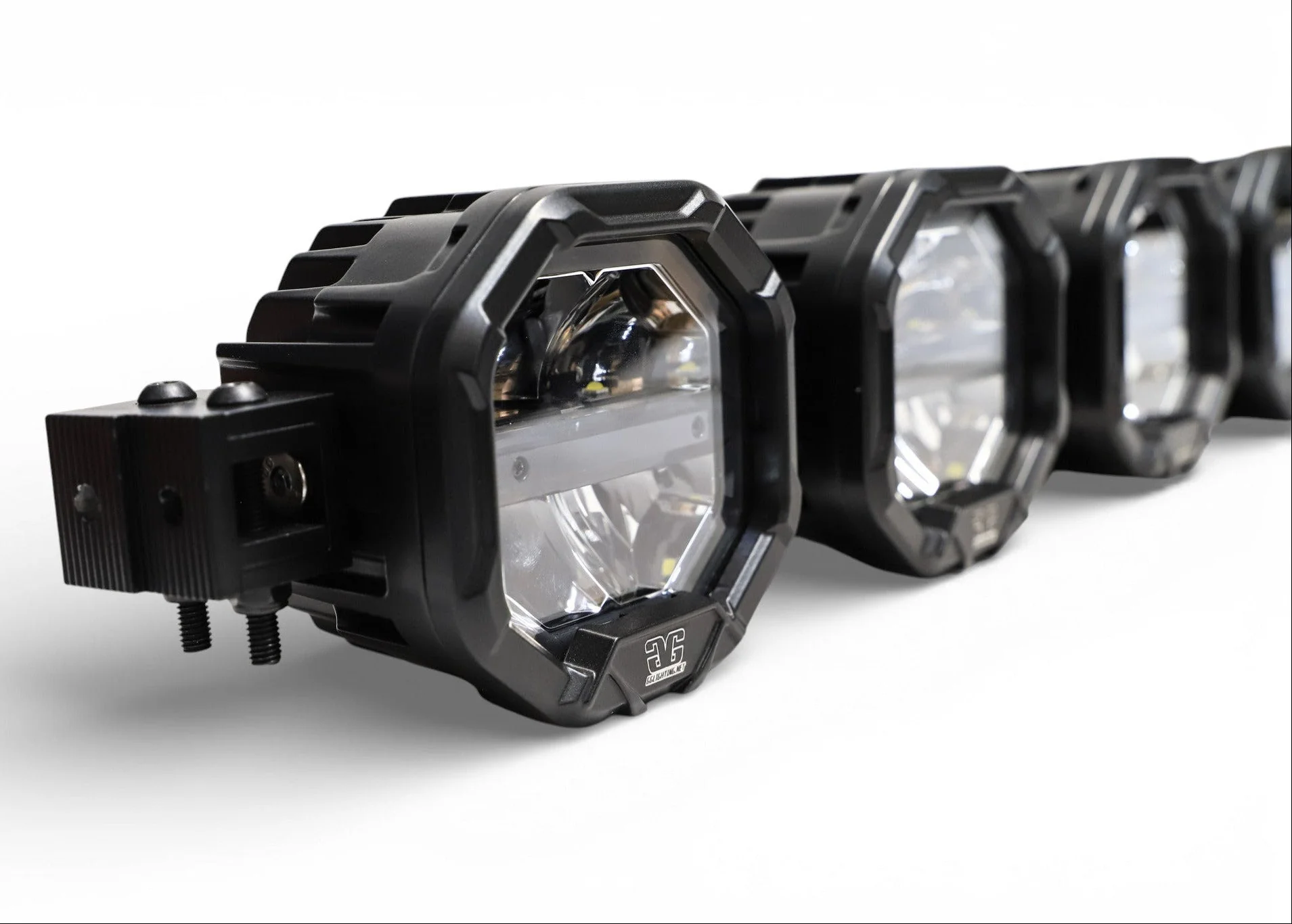 4 Light U-Con Interlocking Off Road LED Pod With Amber or White DRL Running Light - Image 5