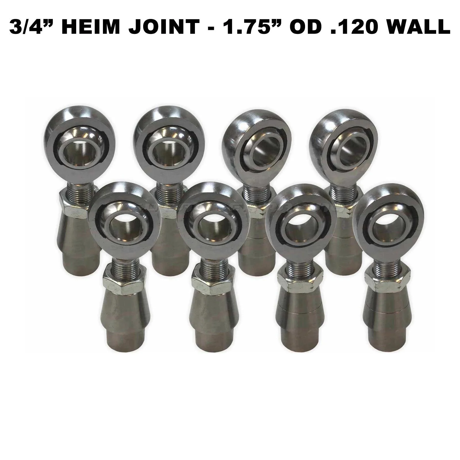 4 Link Rod End Kit -  3/4" Chromoly Heim - 1.75" OD Tubing - Image 4