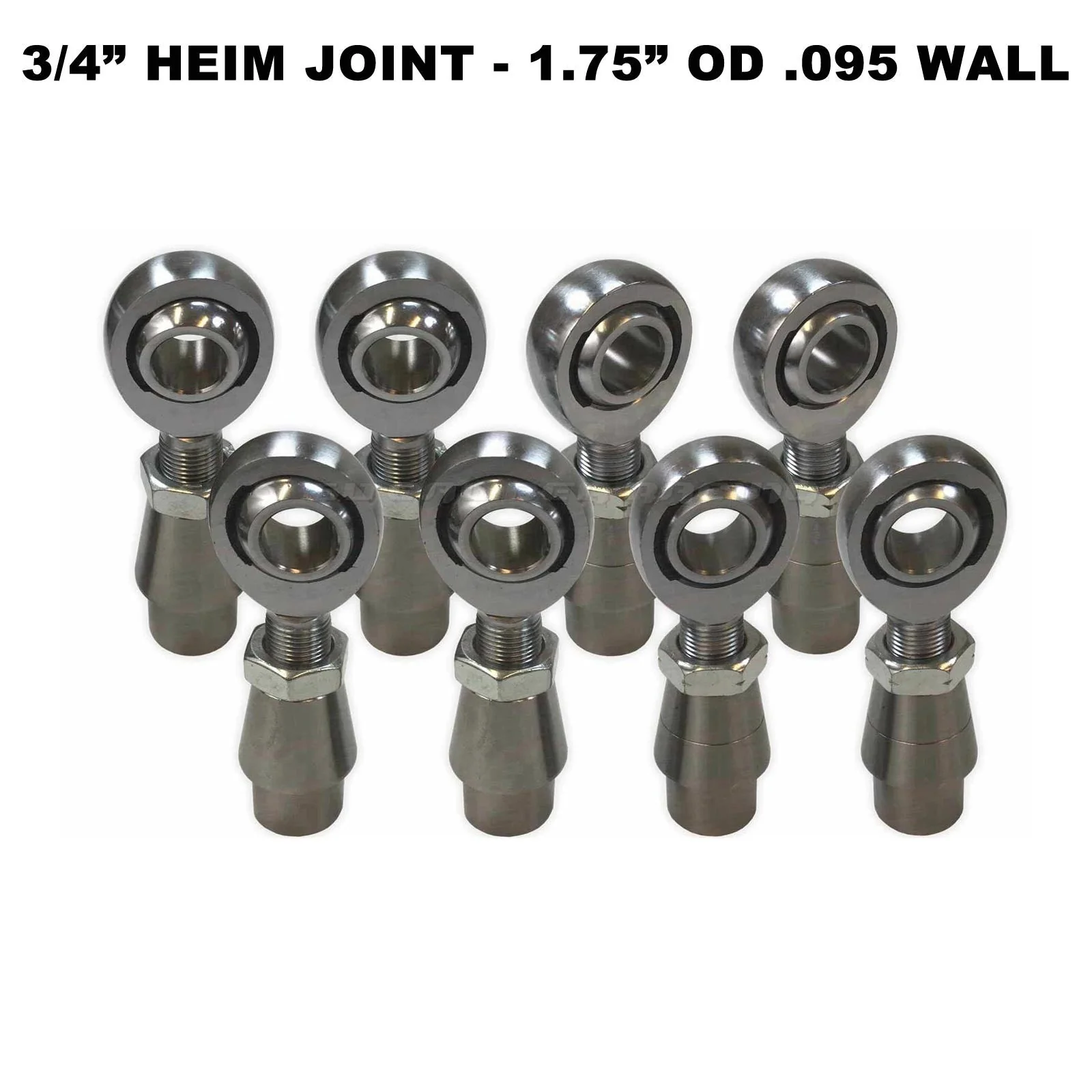 4 Link Rod End Kit -  3/4" Chromoly Heim - 1.75" OD Tubing - Image 6