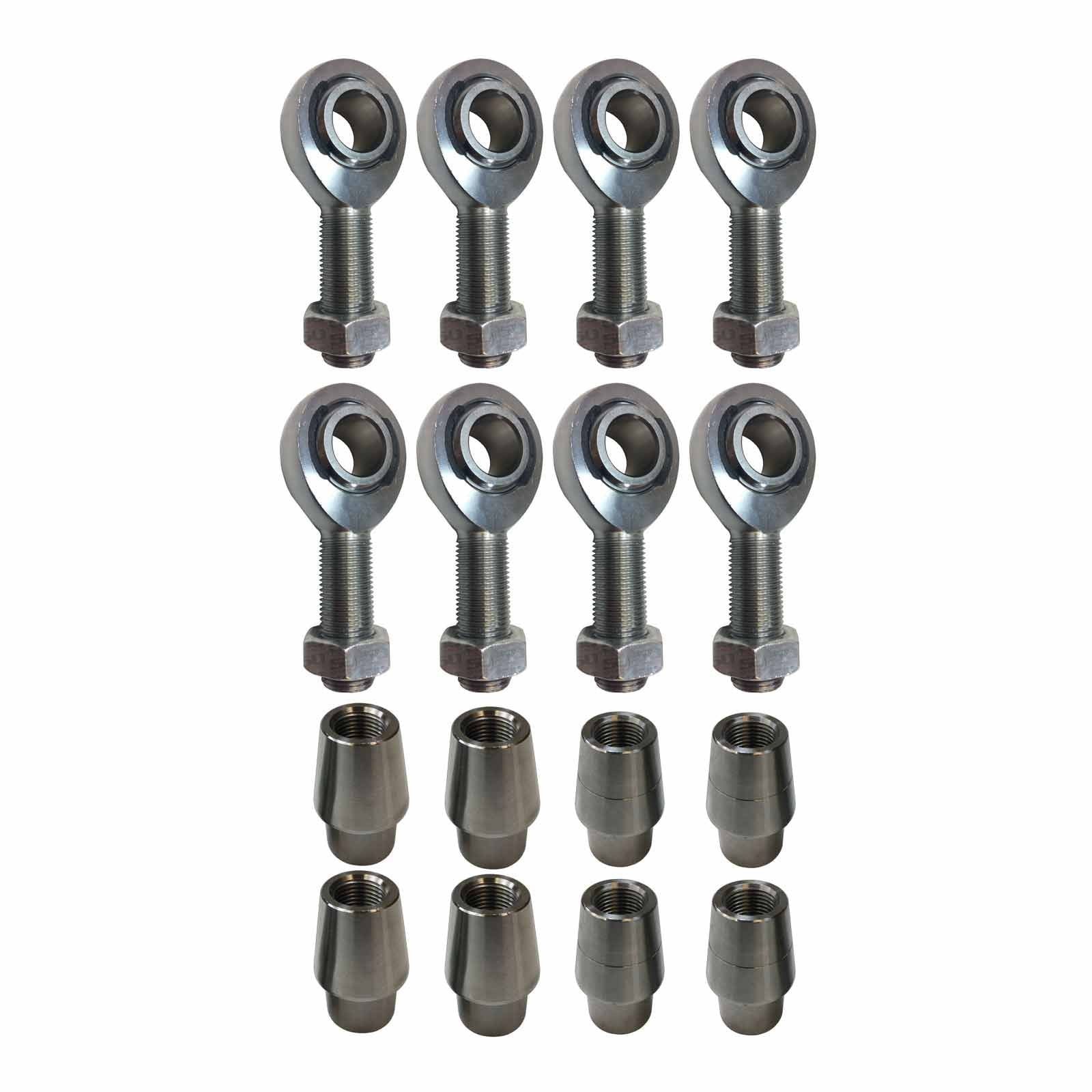 4 Link Rod End Kit - 5/8 Chromoly Heim - 1.25 OD Tubing - Image 4
