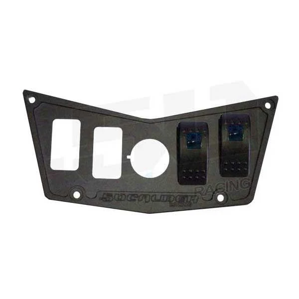 4-Switch Billet Aluminum Dash Panel for Polaris RZR